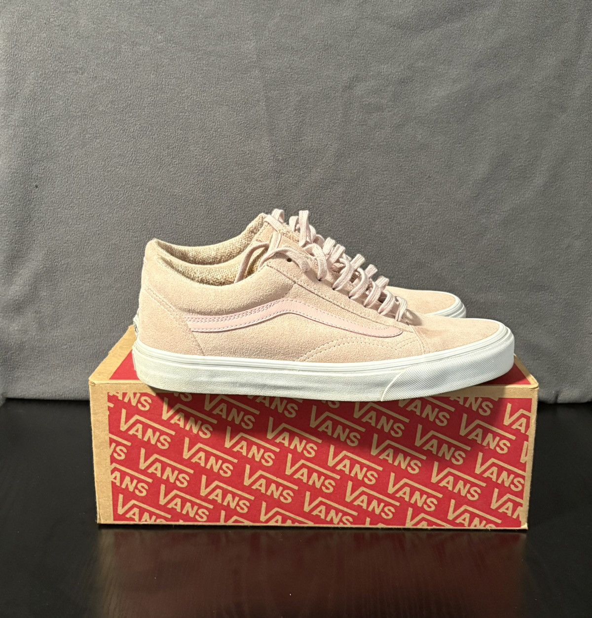 Vans Vans Old Skool - Pink/White size 9.5 - Size US 9.5 / EU 42-43 - 3 Thumbnail