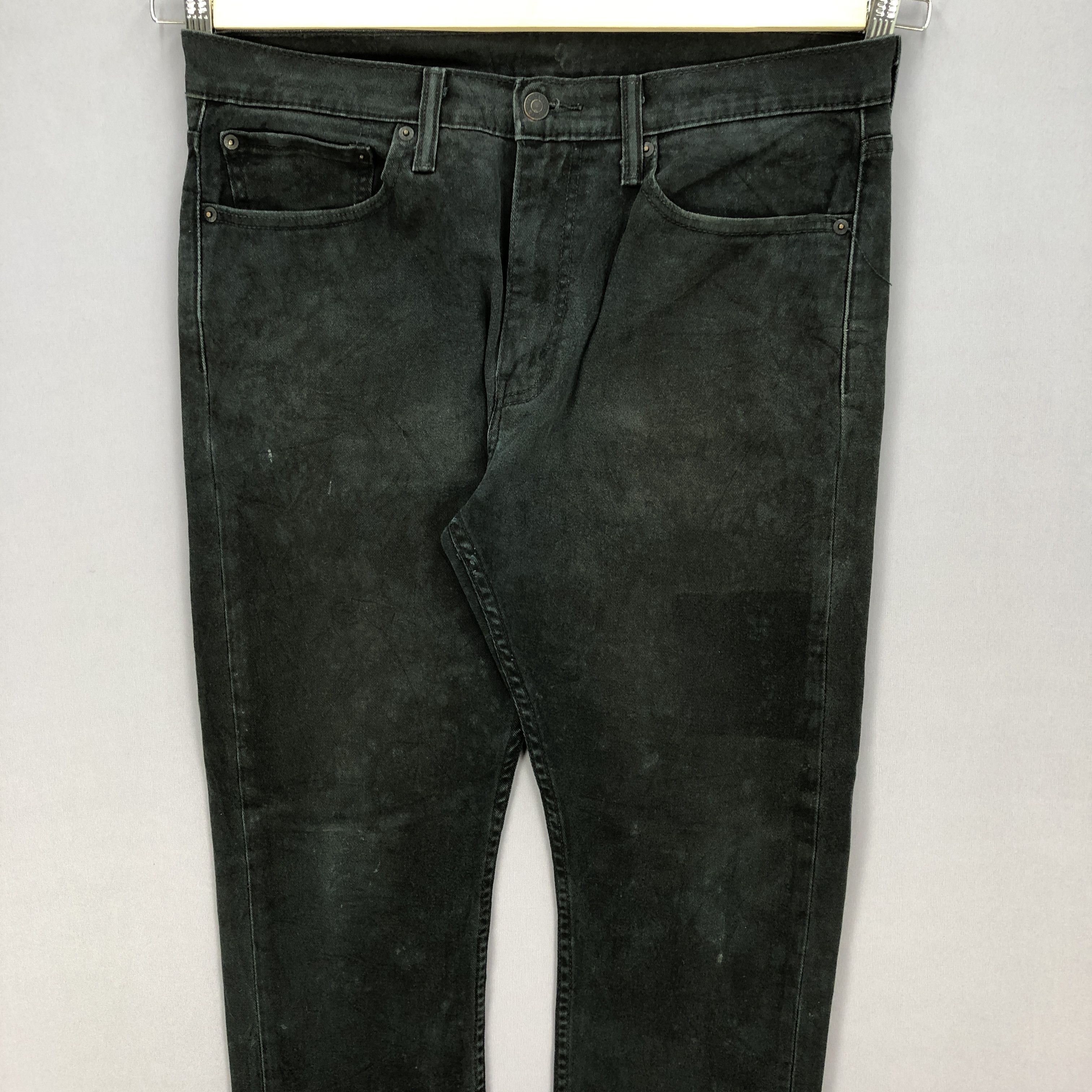 Levi's Vintage Y2K Levis Faded Black Jeans Levi's 510 Denim Size US 34 / EU 50 - 3 Thumbnail