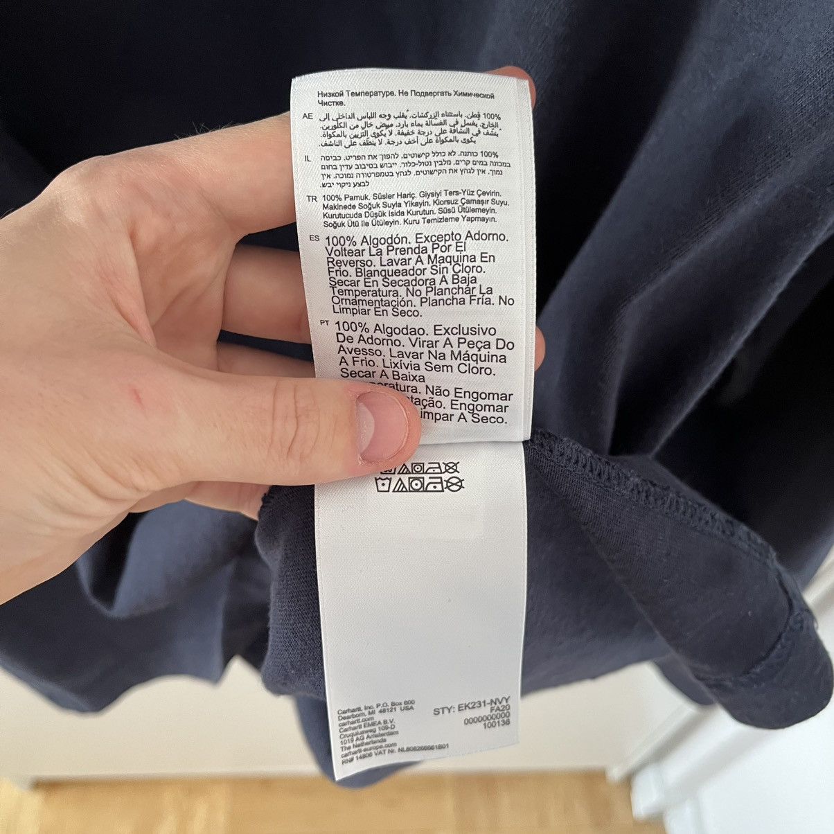 Carhartt Vintage Carhartt Blue Longsleeve Streetwear Y2K Size US XL / EU 56 / 4 - 6 Thumbnail