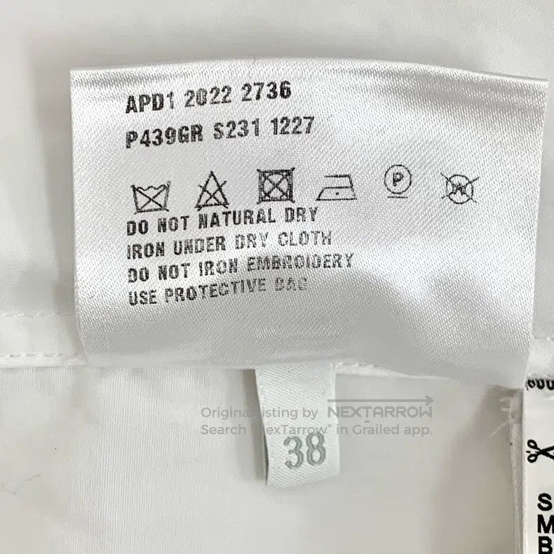Prada Prada 22 white logo letter embroidery cotton lapel single- Size XS / US 0-2 / IT 36-38 - 8 Thumbnail