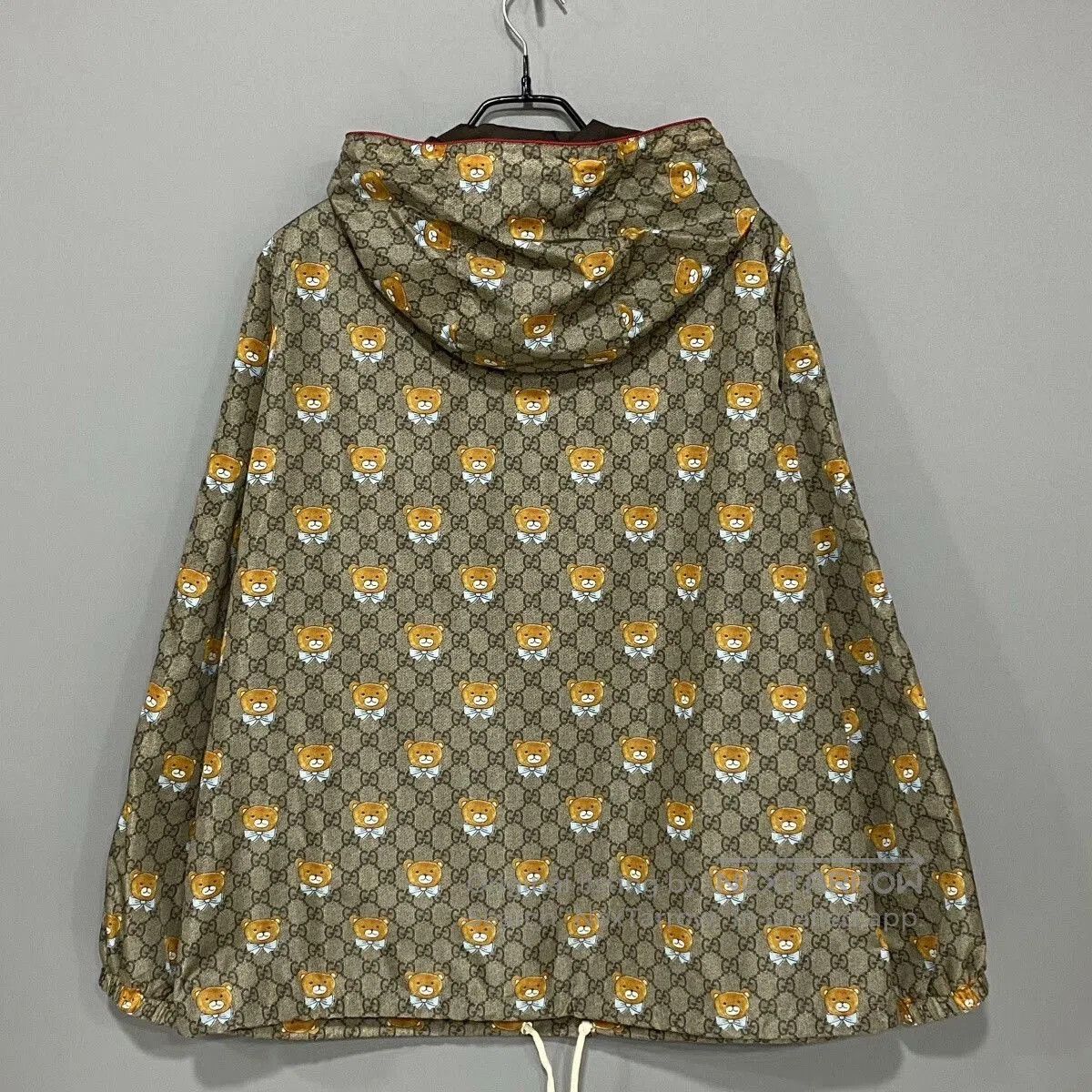Gucci Gucci GG Bear Print Hooded Trench Coat. Size US XS / EU 42 / 0 - 3 Thumbnail