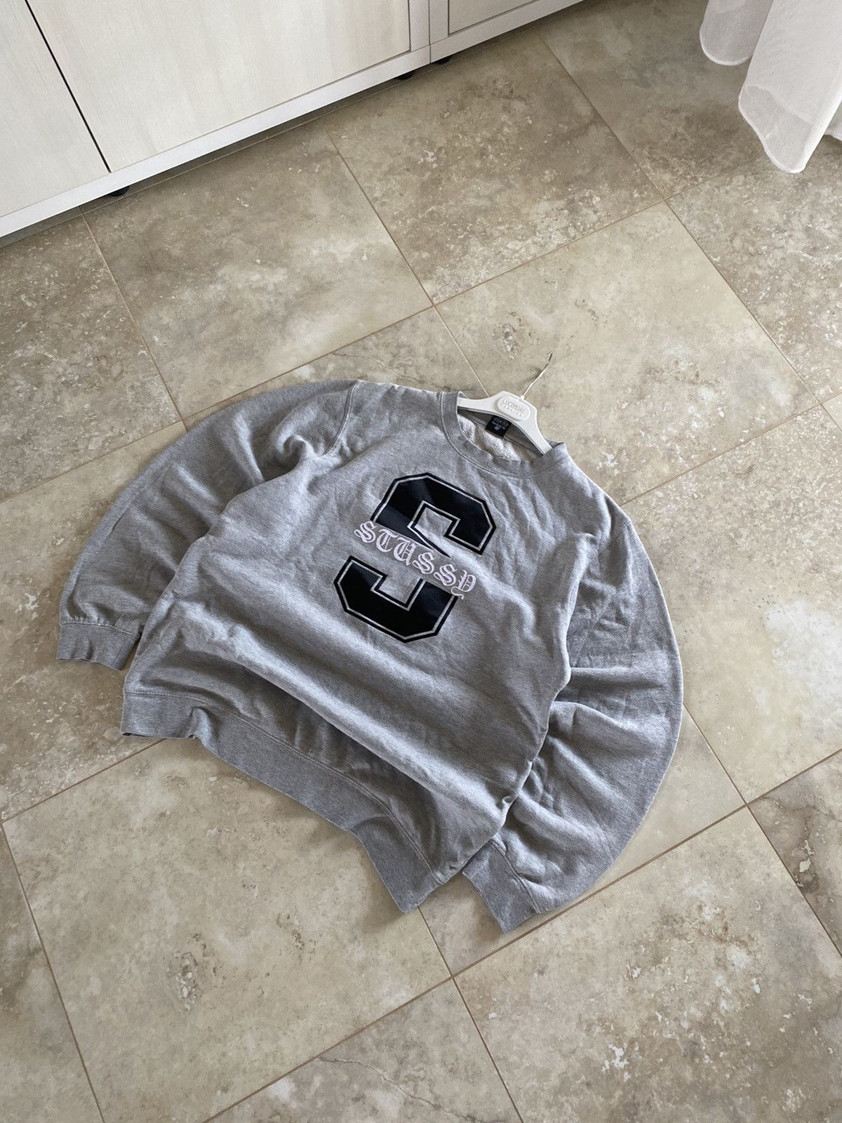 Stussy Vintage Stussy Baggy Sweatshirt Big Logo Y2K OG Logo Drip #S Size US XL / EU 56 / 4 - 1 Thumbnail
