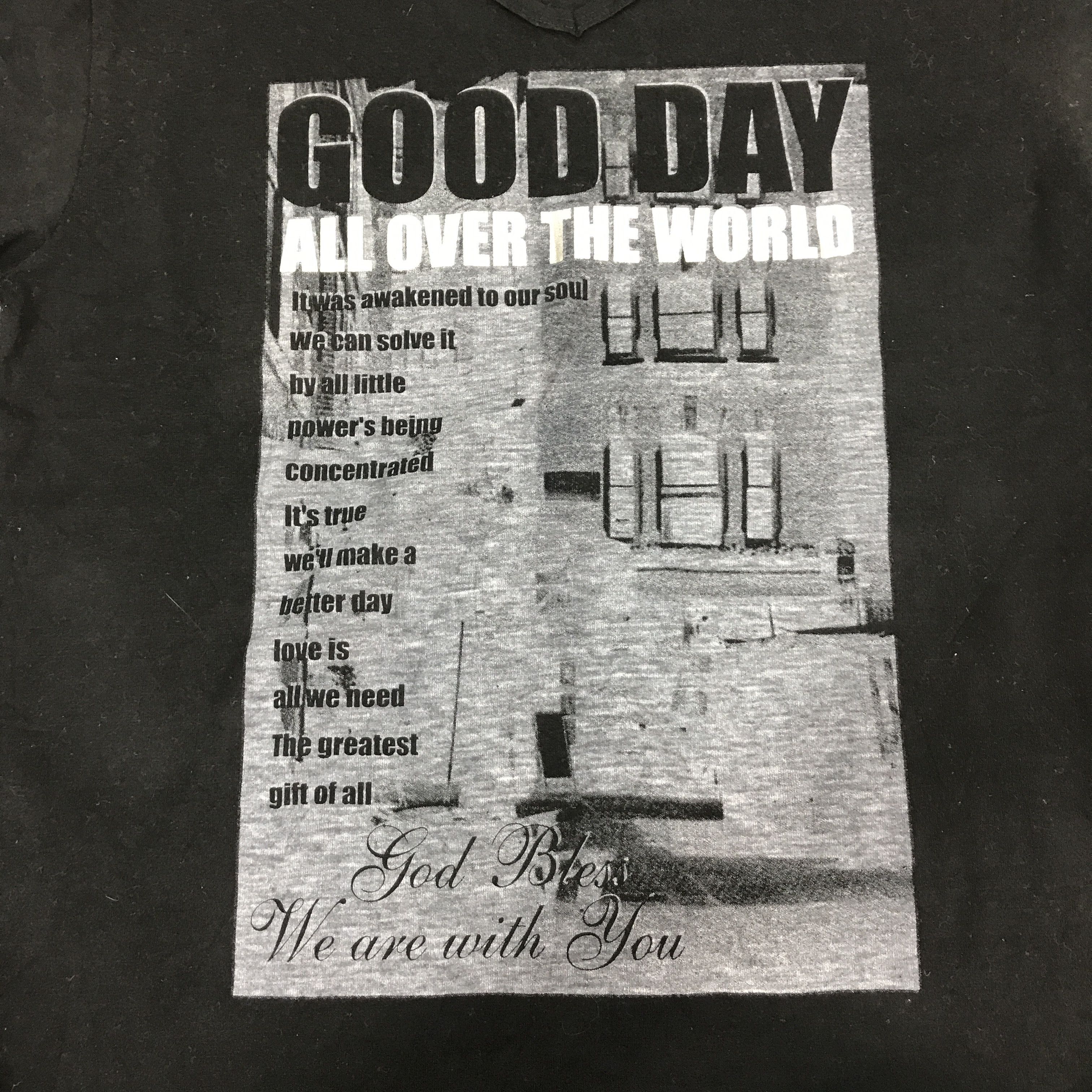 Japanese Brand Gothic Punk Japan design style good day t-shirt Size US L / EU 52-54 / 3 - 8 Thumbnail