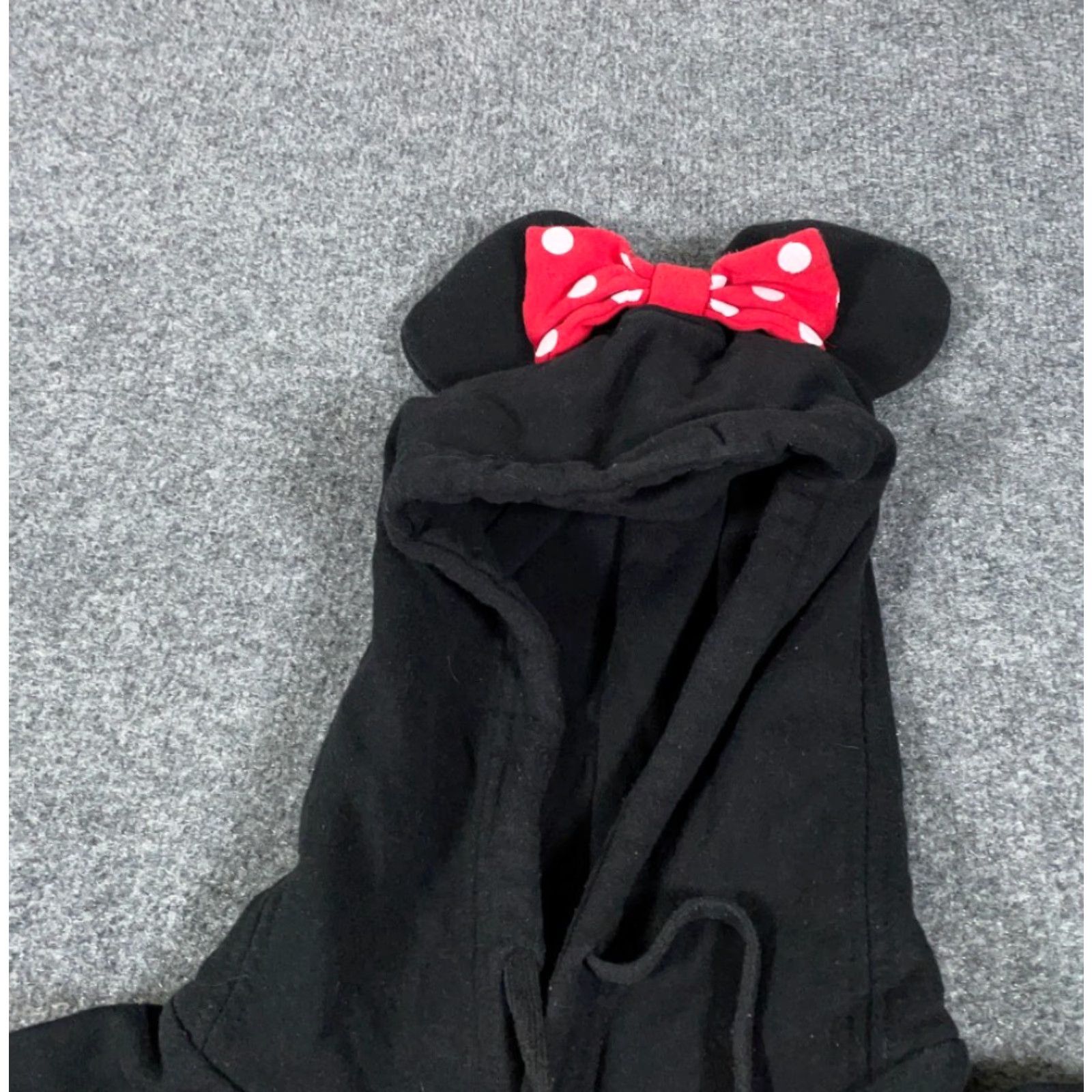 Disney Disney Parks Authentic Minnie Mouse Hoodie Women's Medium Sweatshirt with Ears Size M / US 6-8 / IT 42-44 - 7 Thumbnail
