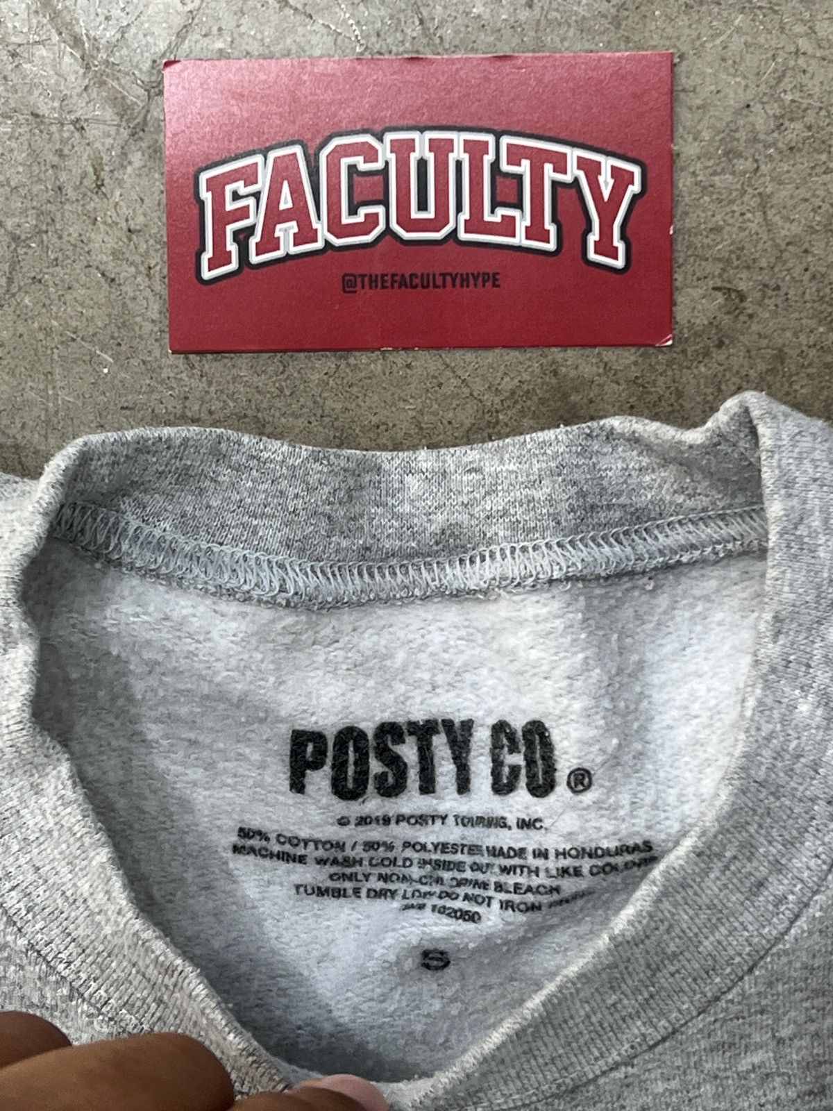 Band Tees Post Malone Posty Co Hoolywood's 25 Feeding Crewneck Small Size US L / EU 52-54 / 3 - 3 Thumbnail