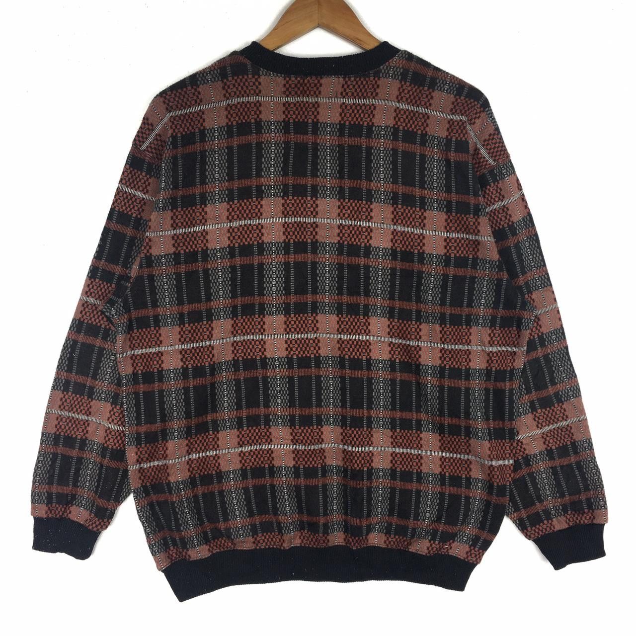Other Vintage GIANNI VALENTINO Small Logo Embroidered Sweatshirt Size L / US 10 / IT 46 - 3 Thumbnail