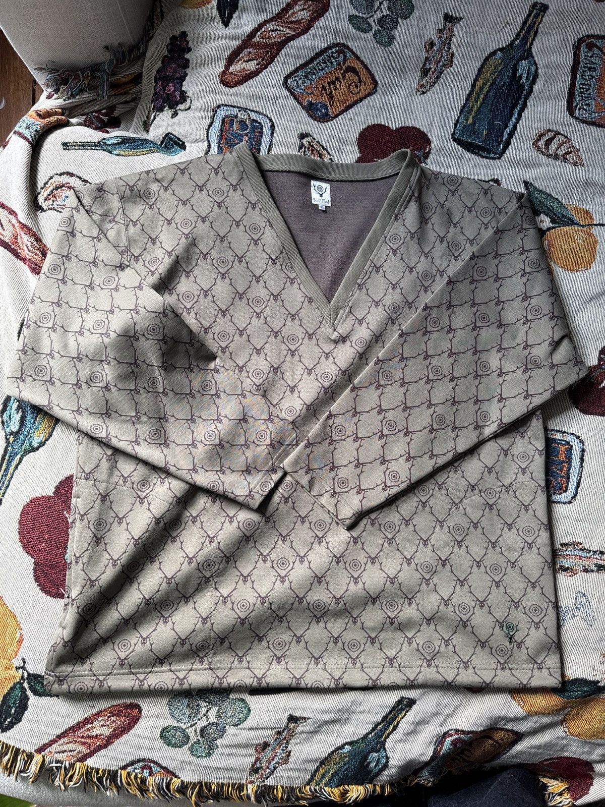 South2 West8 South2 West8 V-Neck Sweater Size US XL / EU 56 / 4 - 1 Thumbnail