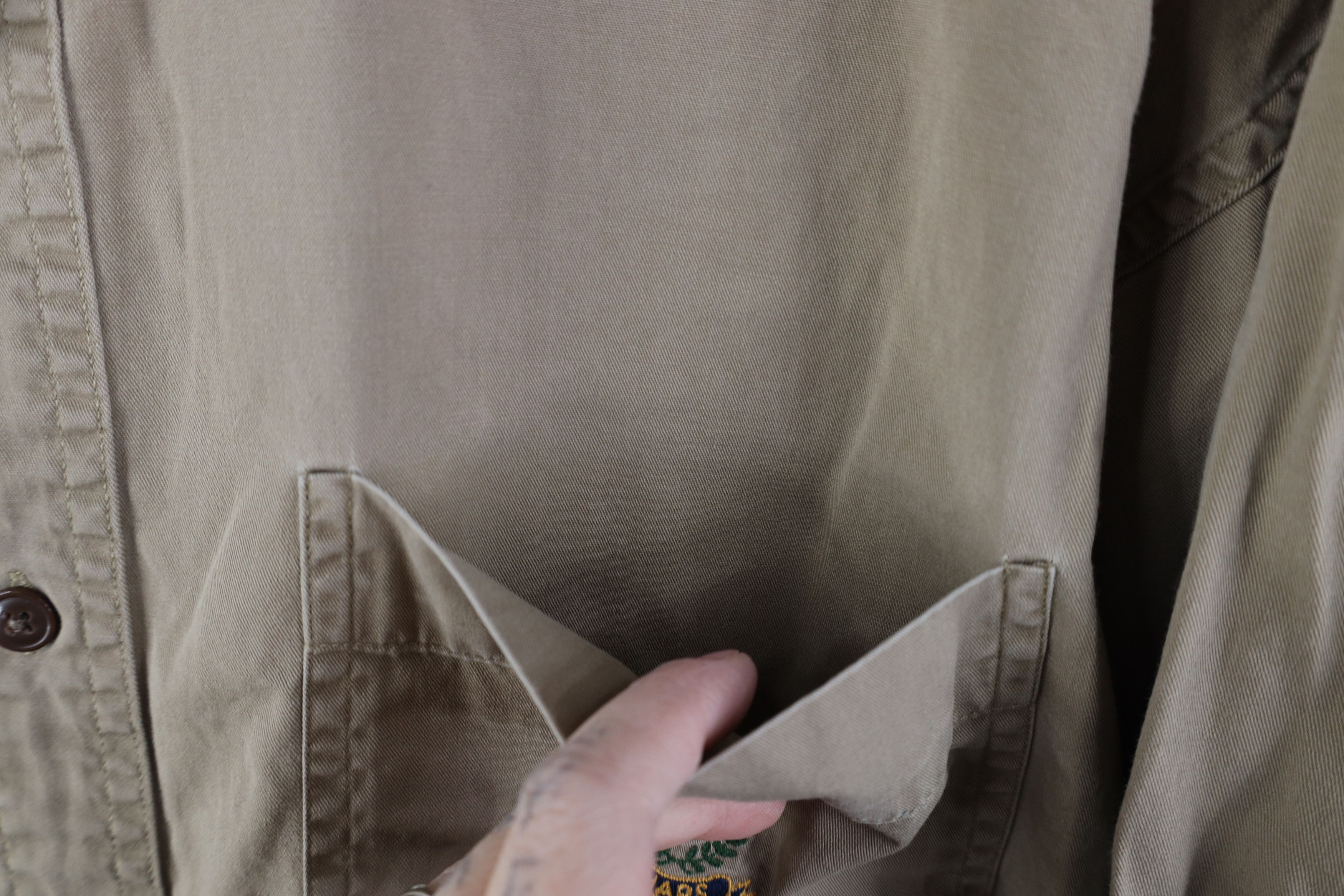 Ralph Lauren Vintage 90s Chaps Ralph Lauren Crest Button Down Shirt Size US L / EU 52-54 / 3 - 5 Thumbnail
