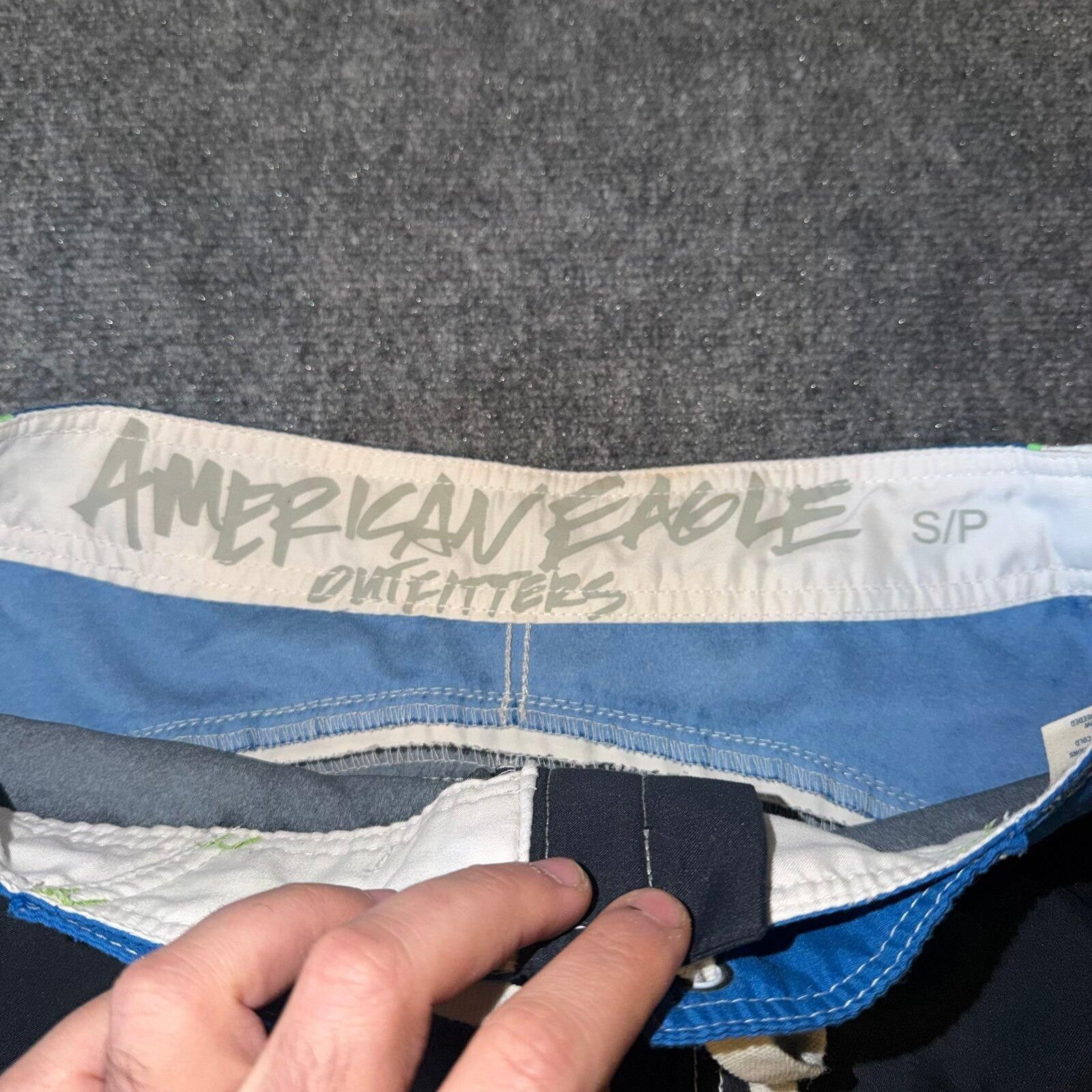 American Eagle Outfitters American Eagle Grail Blue Surf Board Shorts Mens SM Vtg Size US 30 / EU 46 - 5 Thumbnail
