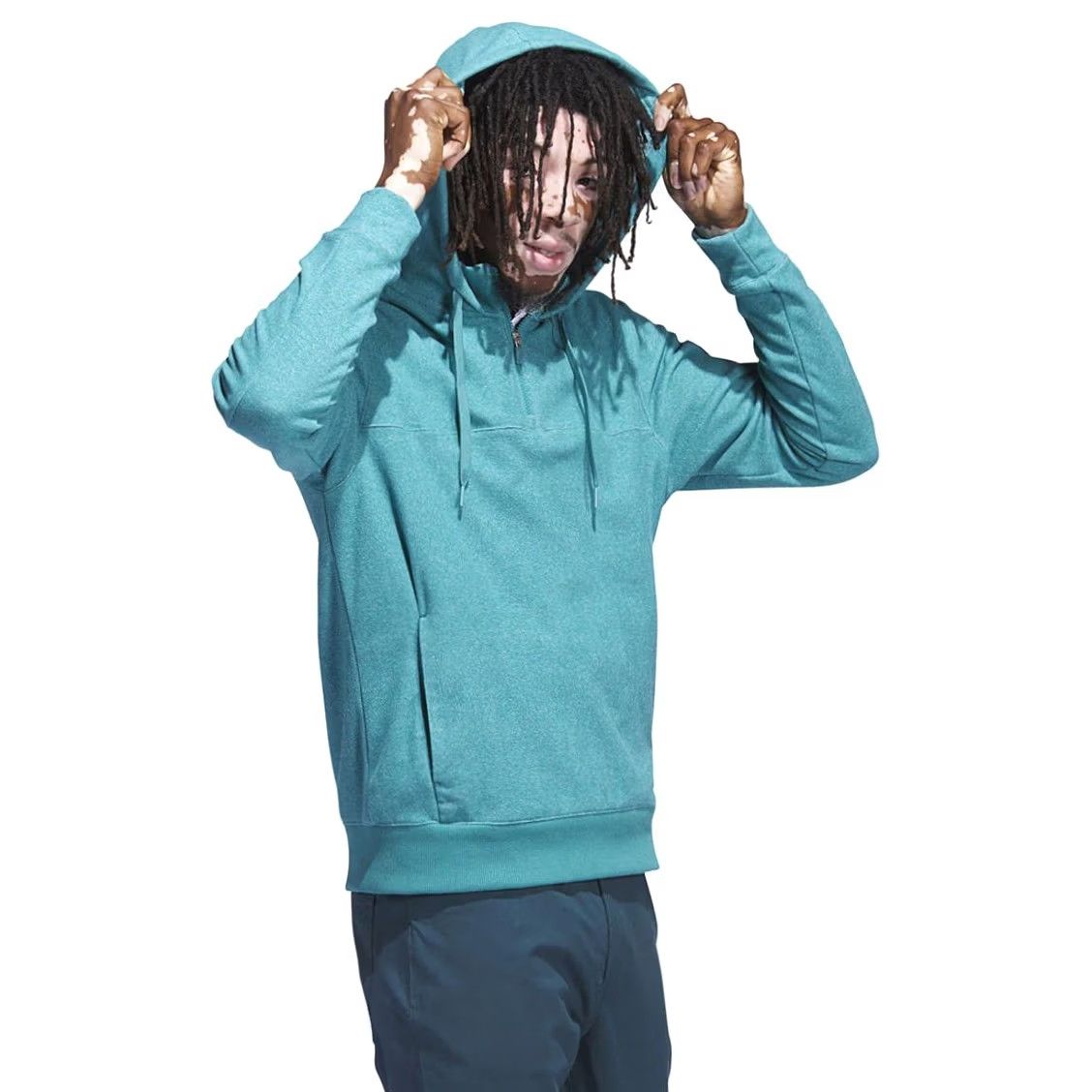 Adidas Adidas 1/4 Zip Pullover Hoodie Mens S Blues Go To Size US S / EU 44-46 / 1 - 6 Thumbnail