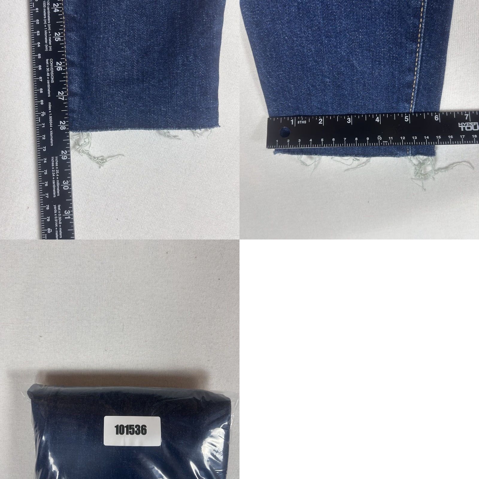 Old Navy Old Navy Jeans Womens Size 0 High Rise Straight Buttonfly Denim Black Stretch 5-Pocket Regular Mens? Size 25" / US 0 / IT 36 - 8 Thumbnail