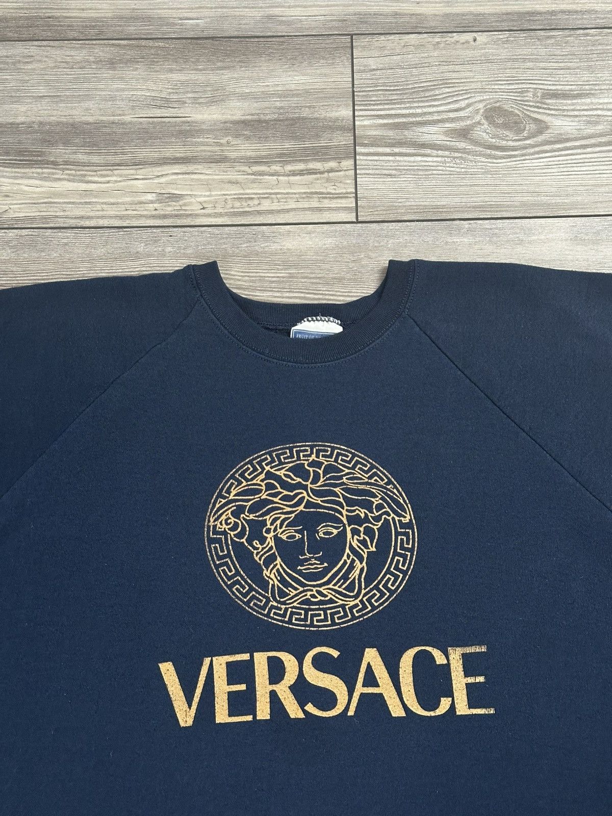 Fruit Of The Loom Vintage Bootleg Versace Fruit Of The Loom Crewneck Size US XXL / EU 58 / 5 - 2 Thumbnail