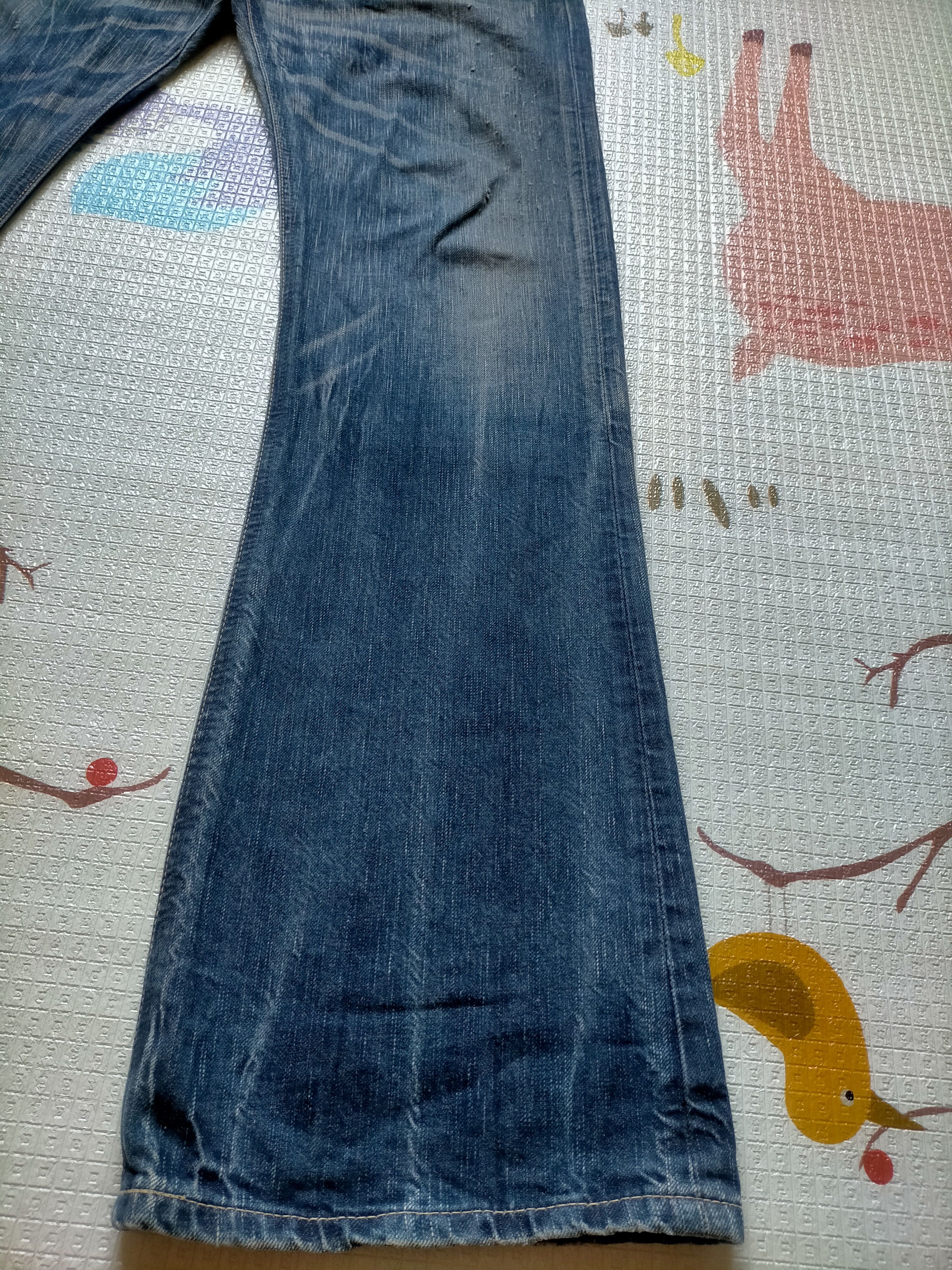 Edwin Flare Jeans Edwin 503 Blue Trip Boot cut Jeans Size US 33 - 9 Thumbnail