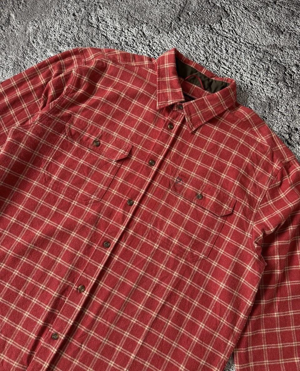 Fjallraven × Vintage Vintage Fjällräven Checkered Flannel Shirt Red XXL Size US XXL / EU 58 / 5 - 4 Thumbnail