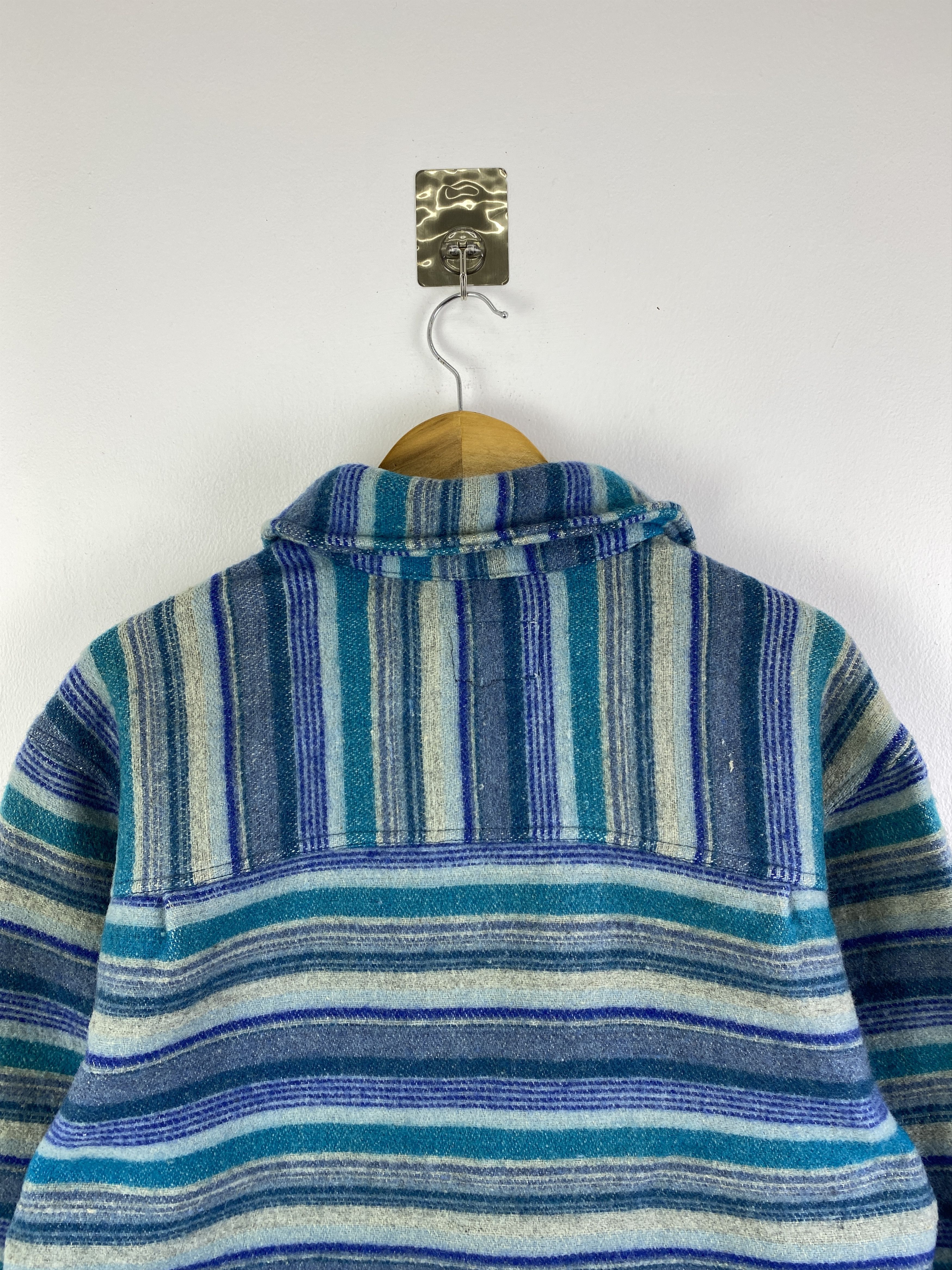 Other Vintage 80s Movenpick Original-Knit Wool Striped J0071 Size US M / EU 48-50 / 2 - 4 Thumbnail