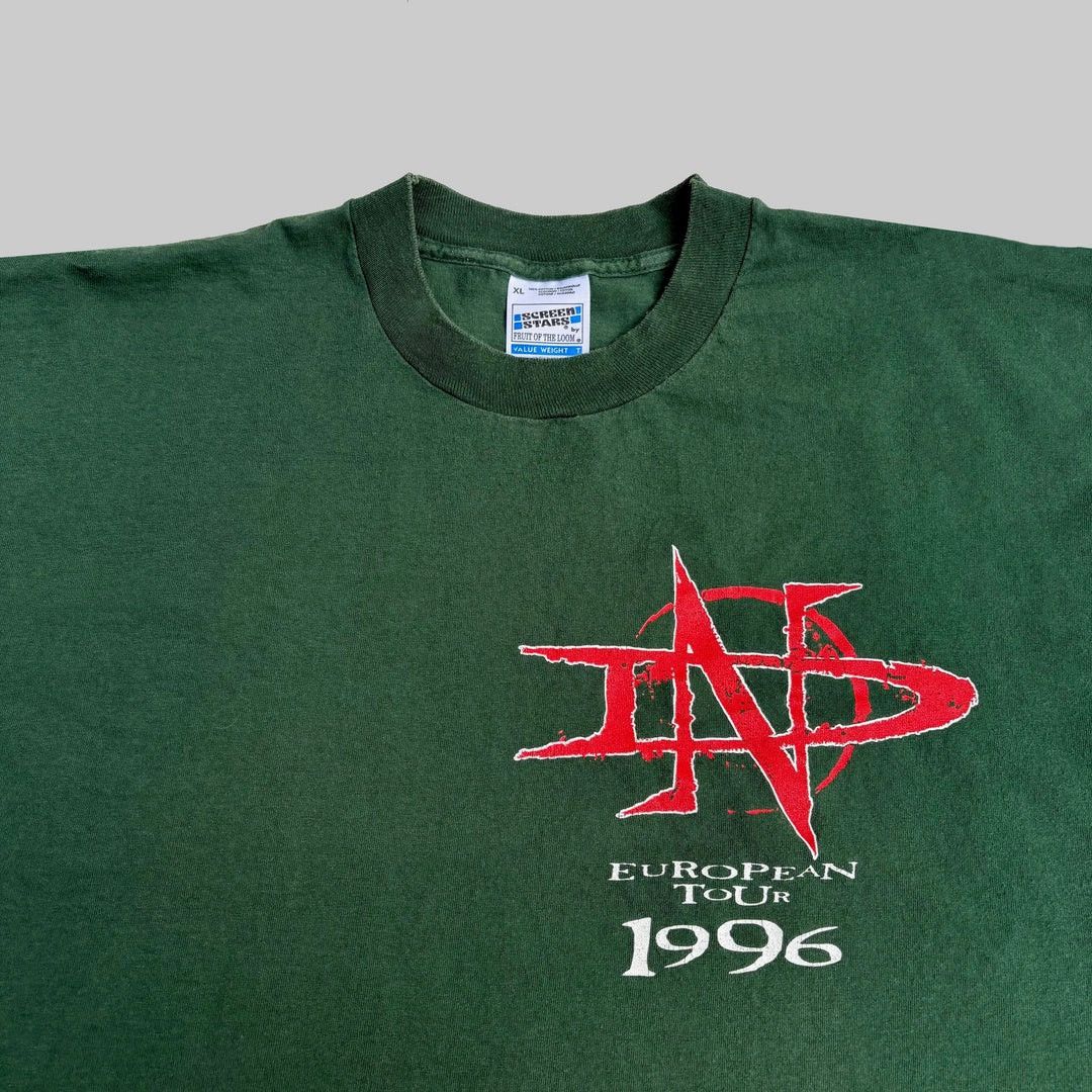 Band Tees Napalm Death 1996 96 90s Vintage Band Concert Tour T-Shirt Size US XL / EU 56 / 4 - 3 Thumbnail