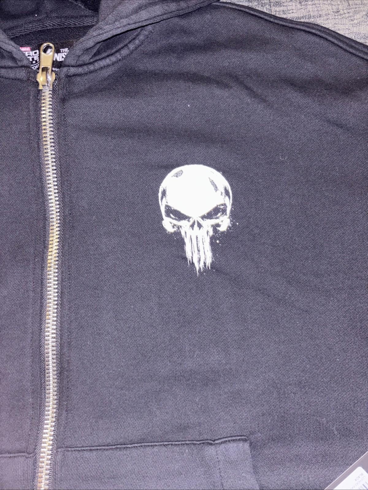 Marvel Comics Darc Sport Punisher Marvel Black Oversized Hood Box Cut Med Size US M / EU 48-50 / 2 - 3 Thumbnail