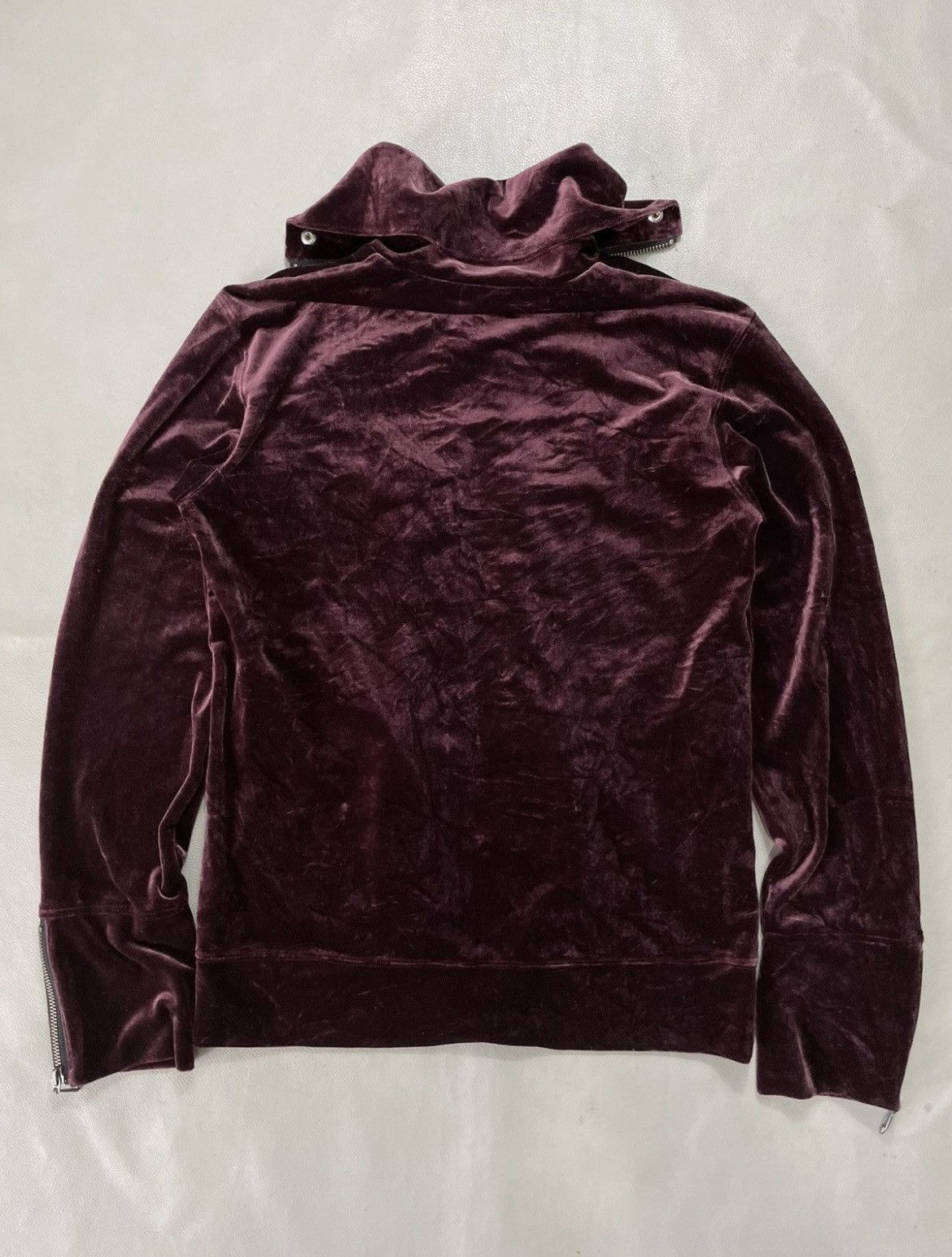 Tornado Mart Tornado Mart Multi Zip Velvet Track Jacket Size US S / EU 44-46 / 1 - 8 Thumbnail