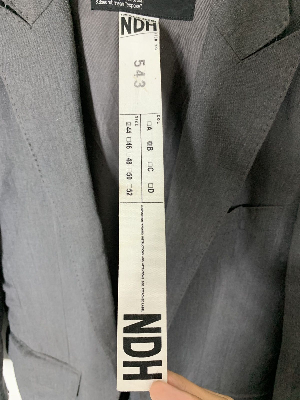 Nude: Masahiko Maruyama Nude MasahikoMaruyama Avantgarde Blazer Ma+ Julius Size US S / EU 44-46 / 1 - 5 Thumbnail
