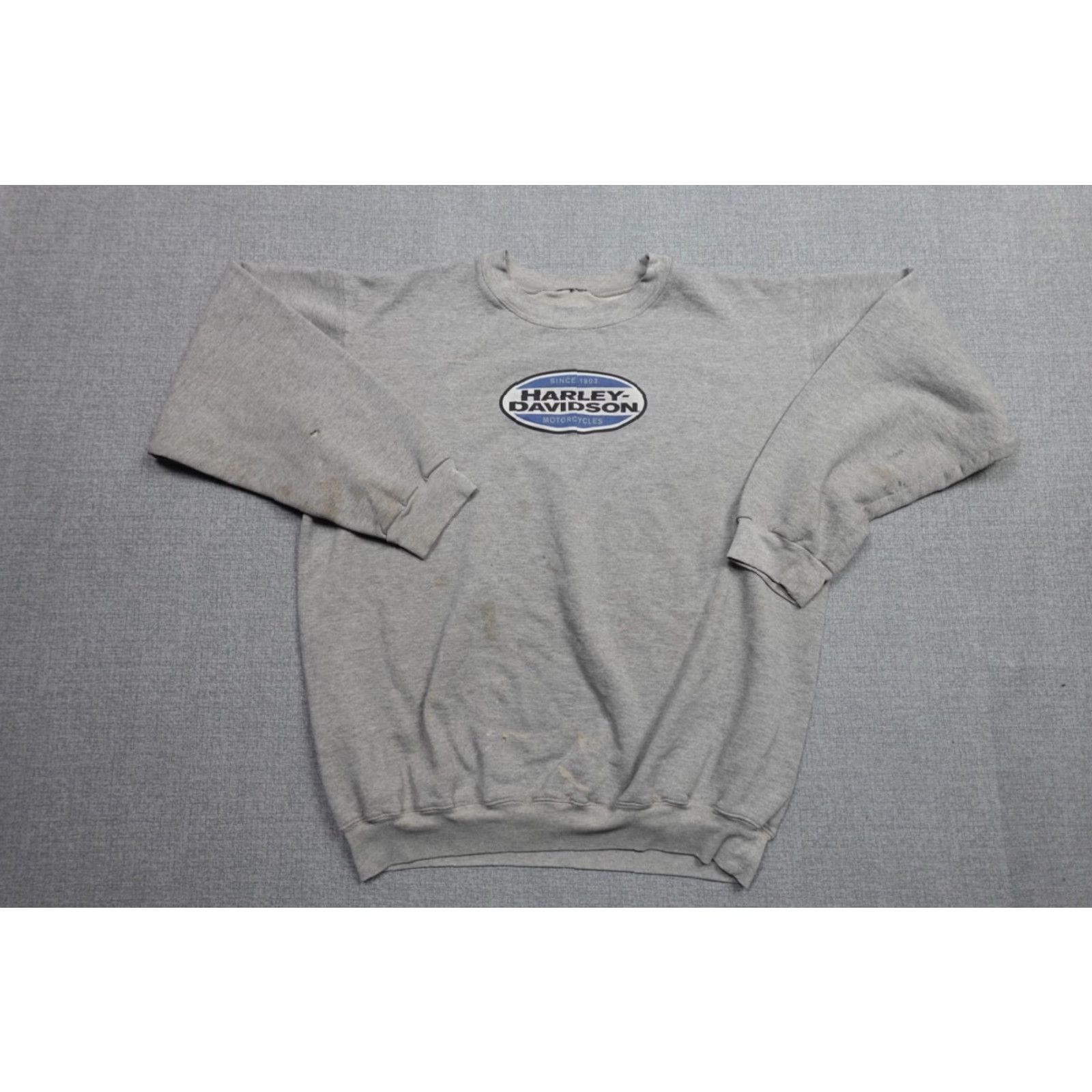 Carhartt Vintage Carhartt Harley Davidson Sweatshirt Mens L Gray Logo Motorcycle Biker Pullover Crewneck Size US L / EU 52-54 / 3 - 6 Thumbnail