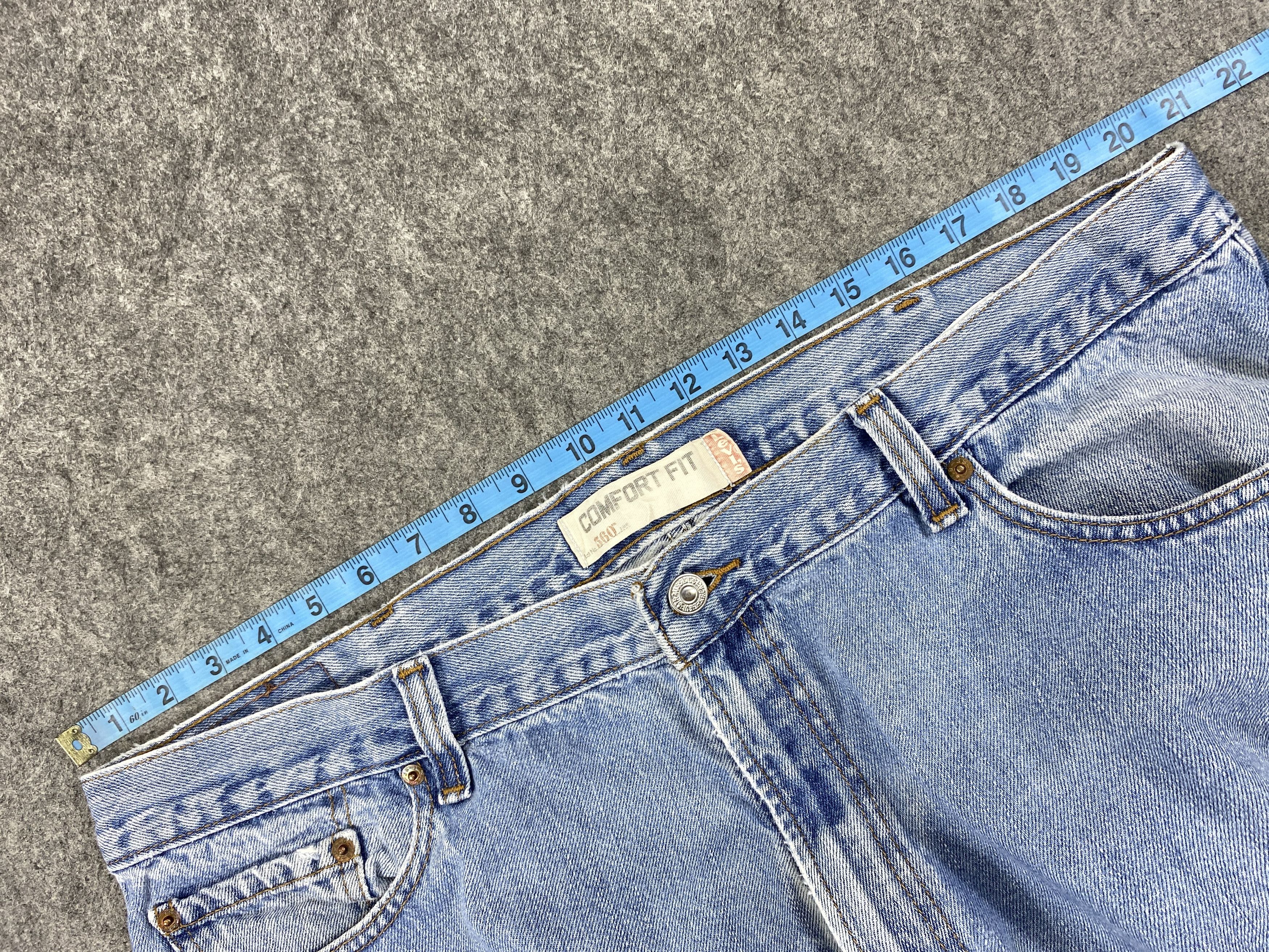 Levi's Mid Blue Levi's 560 Jeans 41x30 Denim -JN1404 Size US 41 - 5 Thumbnail