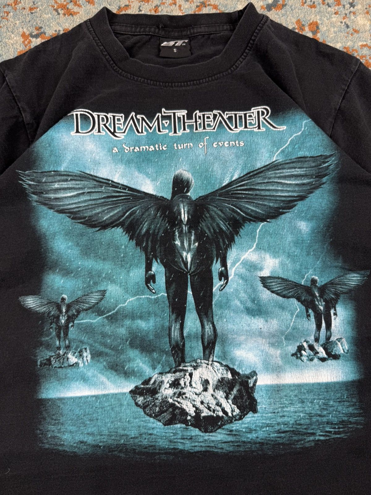 Band Tees × Vintage Vintage 90s Dream Theater a dramatic turn of events band tee Size US XS / EU 42 / 0 - 7 Thumbnail
