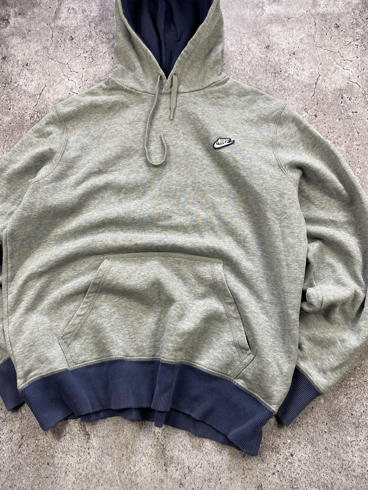 Japanese Brand × Nike × Vintage Nike Vintage Hoodie Big Logo Japanese Y2K Boxy Cropped Rare Size US L / EU 52-54 / 3 - 2 Thumbnail