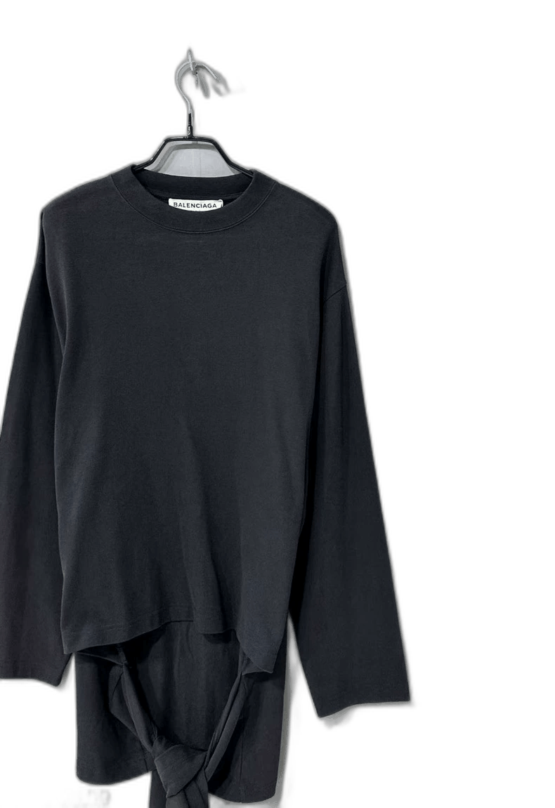 Balenciaga Long Sleeve Balenciaga Top with Ties Size US M / EU 48-50 / 2 - 1 Thumbnail
