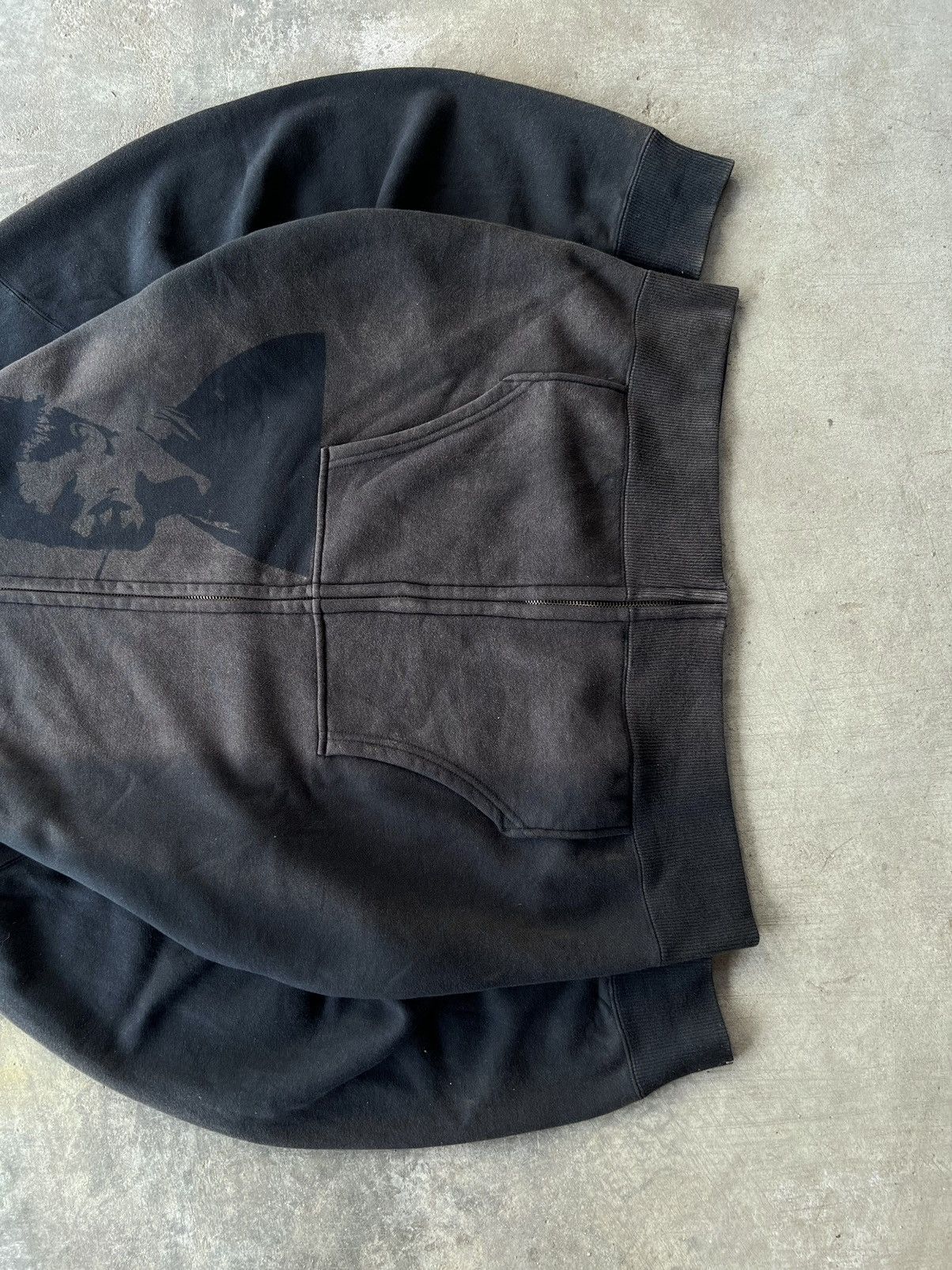 Vintage Faded Black Tyler Durden Hoodie Inspired of Flight Club Size US M / EU 48-50 / 2 - 7 Thumbnail