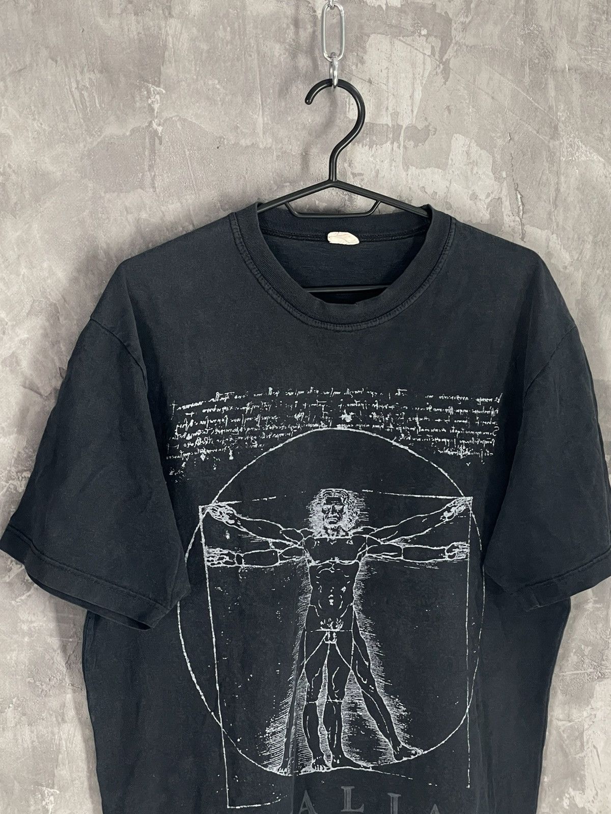 Vintage Leonardo da Vinci Vintage T-Shirt Single Stitch Rare Art Size US XL / EU 56 / 4 - 7 Thumbnail