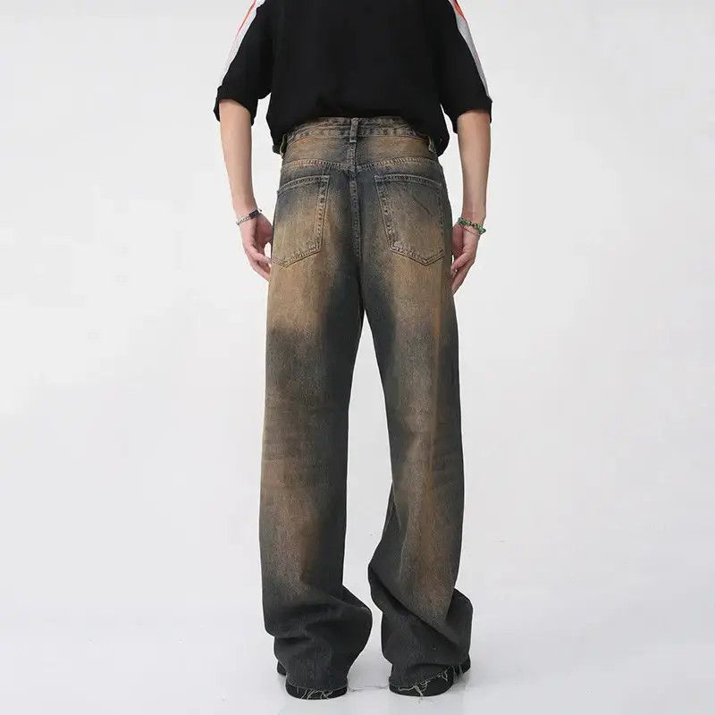 Japanese Brand Vintage Burrs Baggy Denim Size US 32 / EU 48 - 5 Thumbnail