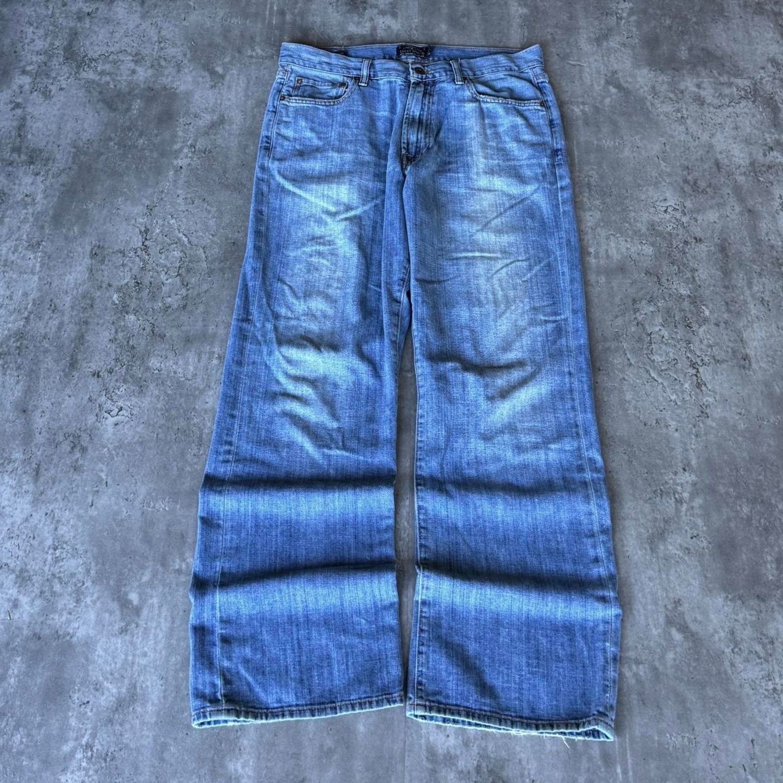 Japanese Brand × Lucky Brand × Vintage Vintage Y2K Lucky Brand Baggy Grunge Opium Denim Jeans Size US 34 / EU 50 - 2 Thumbnail