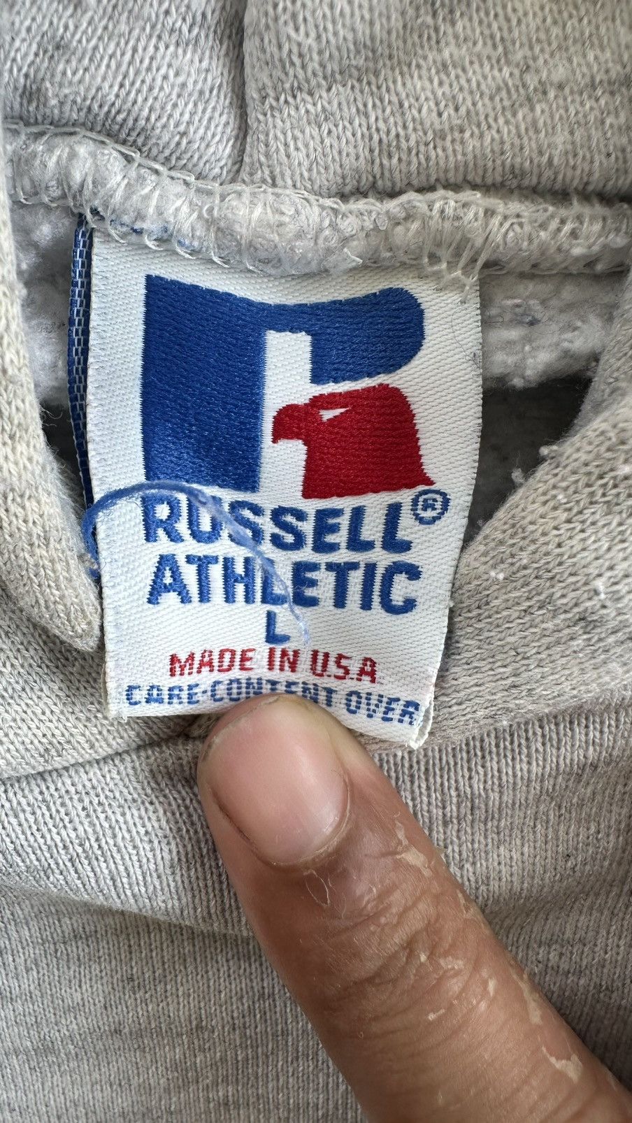 Russell Athletic VINTAGE G&S RUSSELL ATHLETIC HOODIE Size US L / EU 52-54 / 3 - 4 Thumbnail