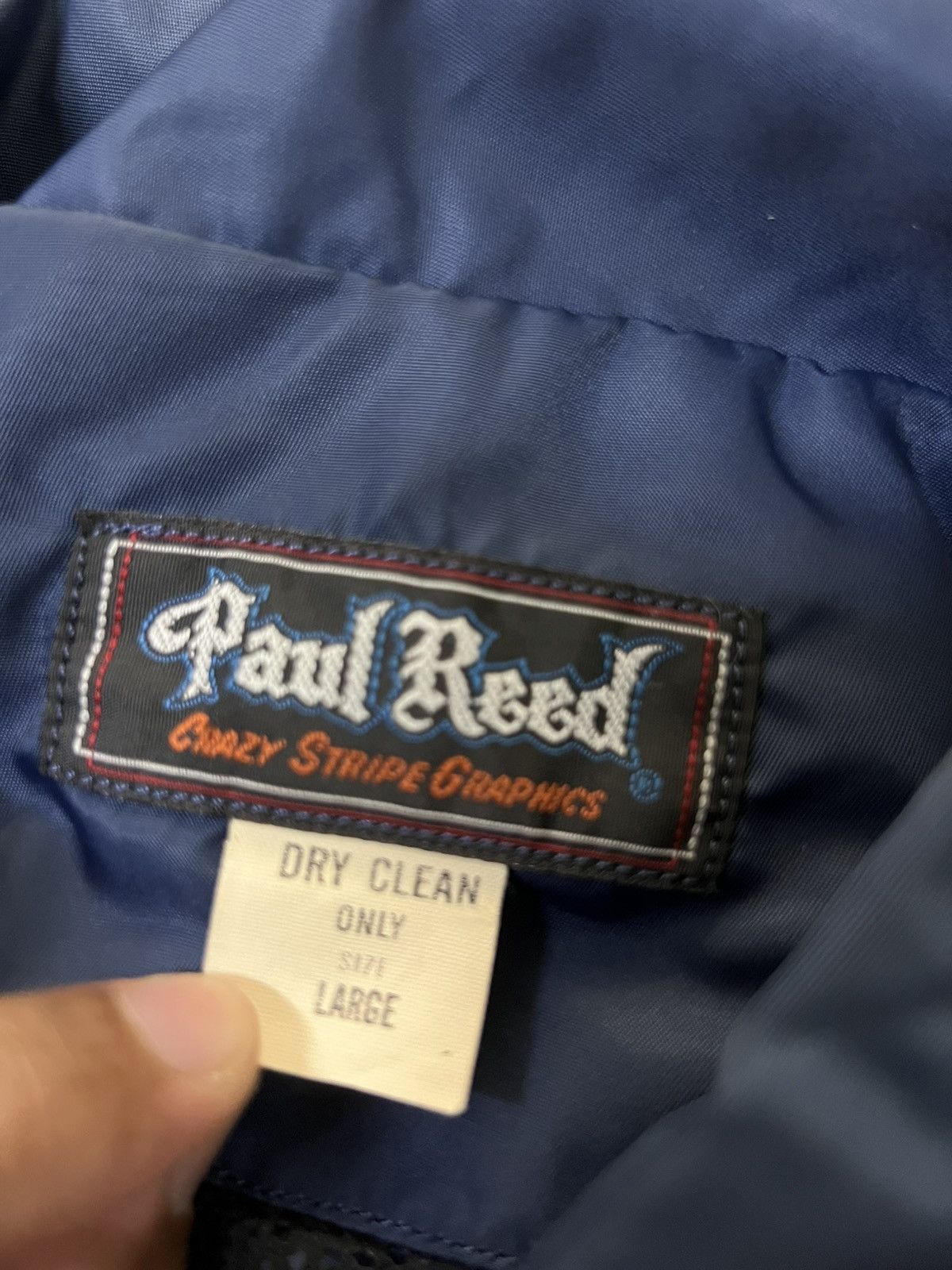 Toyo Enterprises Vintage Paul Reed Crazy Stripe Graphics Coach Jacket Size US L / EU 52-54 / 3 - 11 Thumbnail