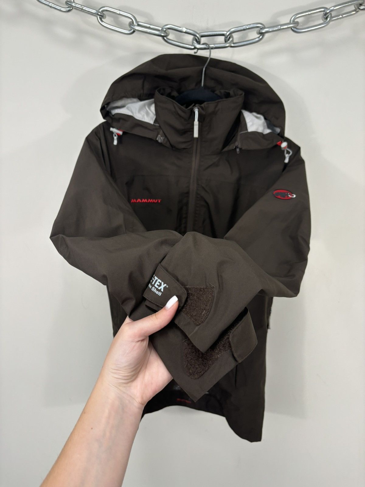 Mammut Mammut Gore-Tex Performance Brown Hooded Outdoor Jacket Size US S / EU 44-46 / 1 - 8 Thumbnail