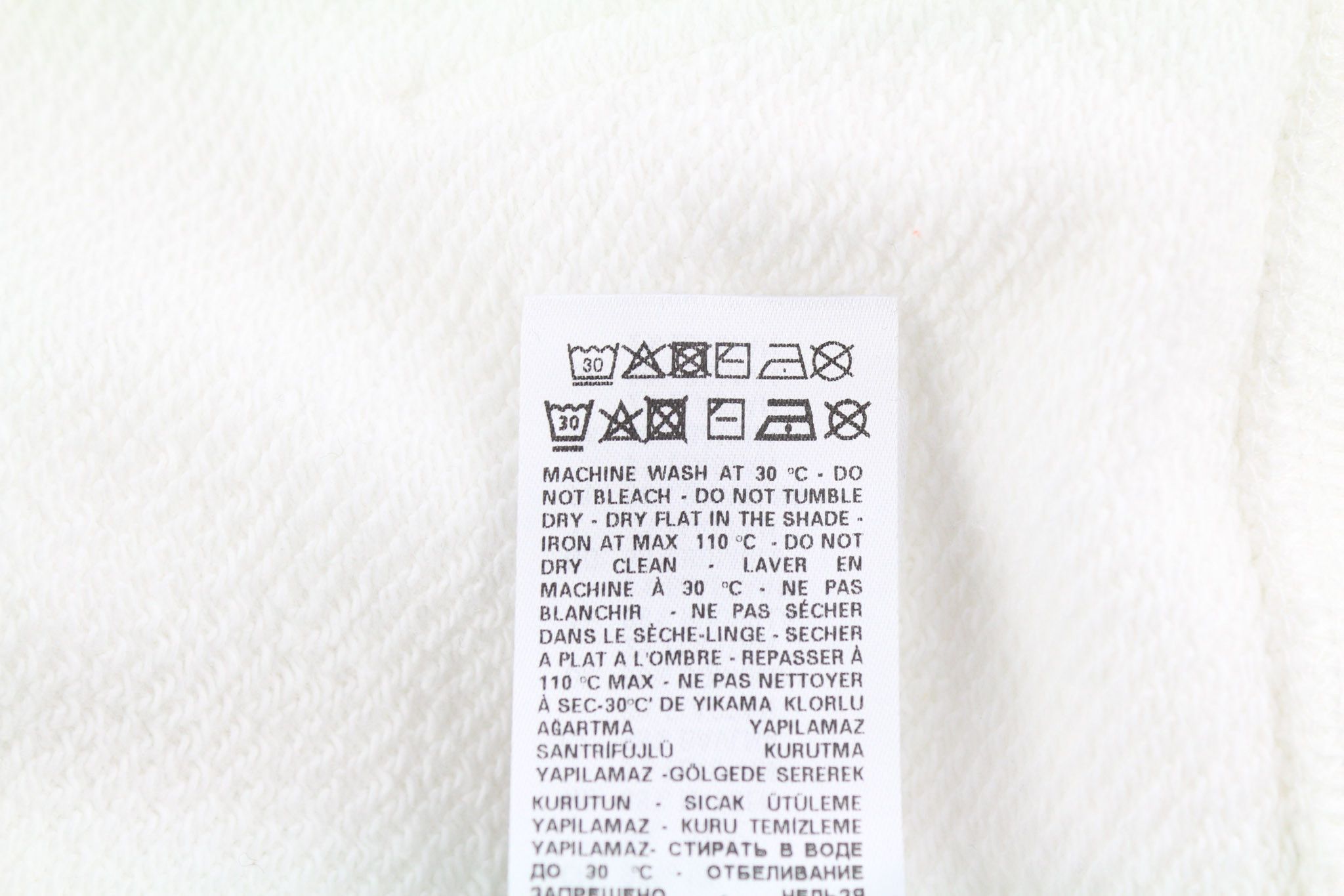 Diesel D4D-21 L White Cotton Hooded Logo Hoodie 40103 Size US L / EU 52-54 / 3 - 11 Thumbnail
