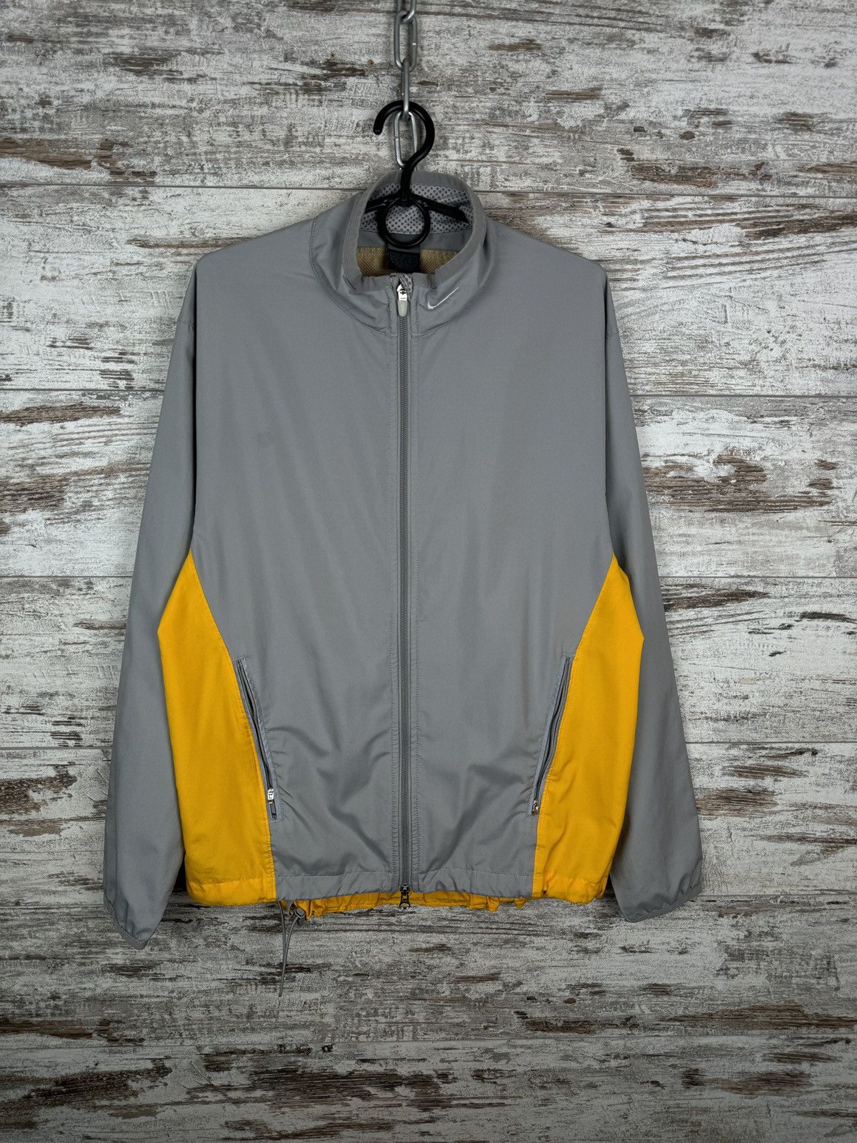 Nike Mens Vintage Nike swoosh grey track jacket Olympic acg drill Size US L / EU 52-54 / 3 - 2 Thumbnail