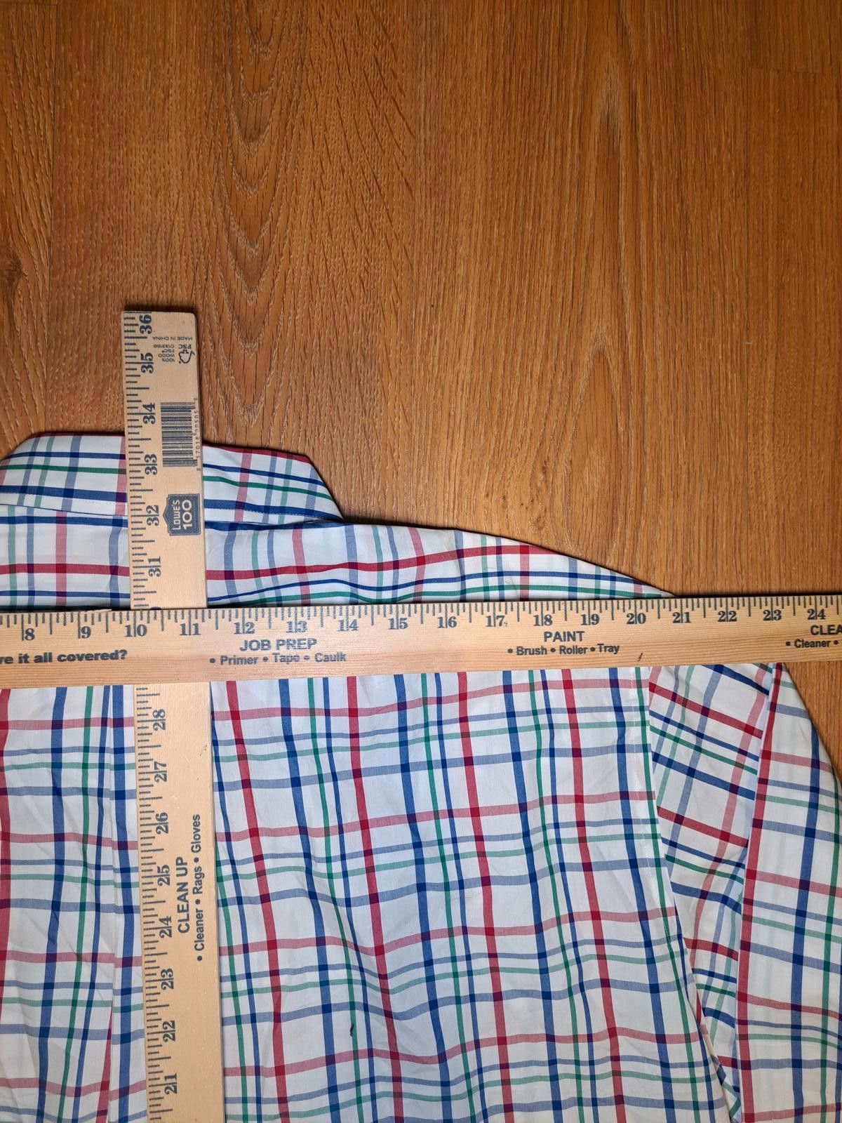 Brooks Brothers Brooks Brothers Button Up Dress Shirt XL Plaid Supima Cotton Size 44R - 7 Thumbnail