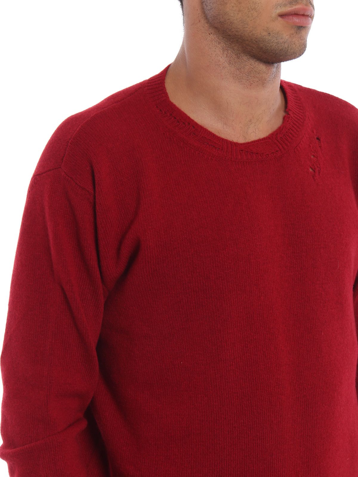 o1y0125 Crewneck Sweater in Red