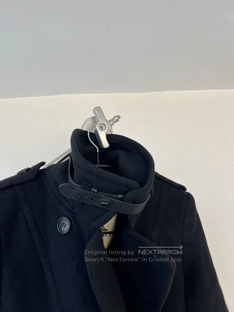 Burberry Burberry Palace Style Leather Buckle Stand Collar Wool Coa Size XS / US 0-2 / IT 36-38 - 5 Thumbnail