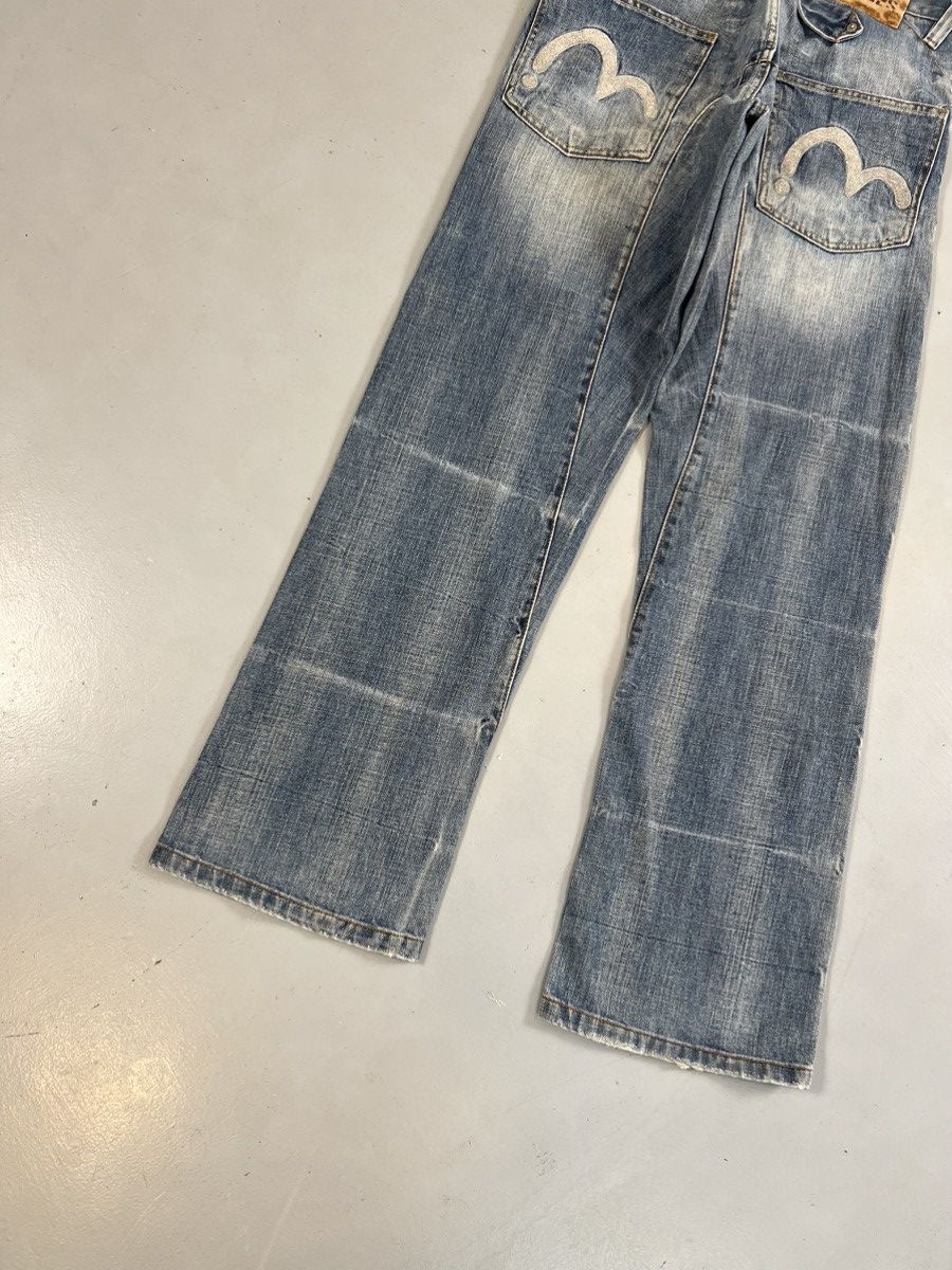 Vintage Vintage Evisu inspired buckle belt denim Size US 30 / EU 46 - 4 Thumbnail