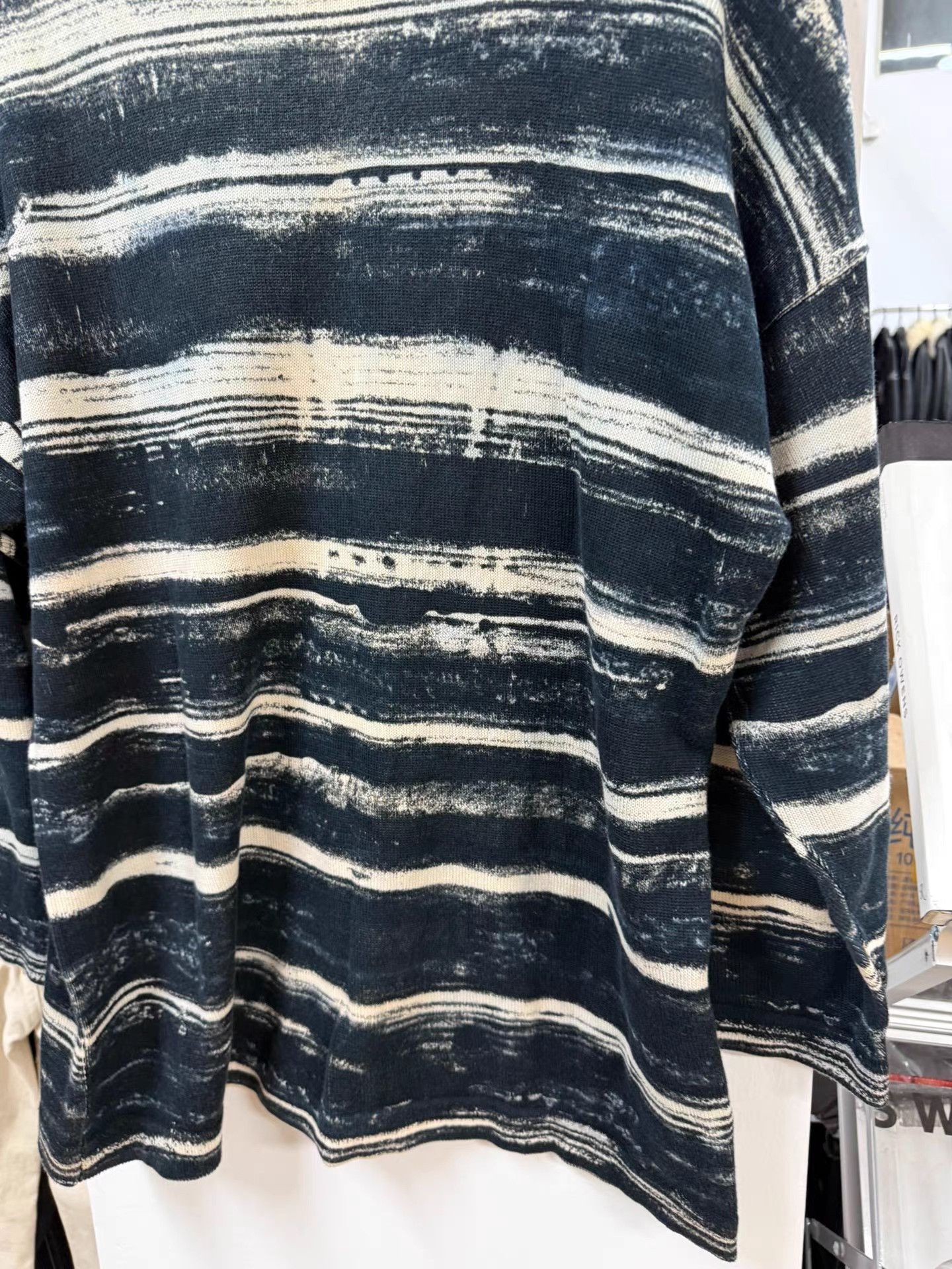 Issey Miyake Issey miyake 80S Tie-Dye Striped Sweater K20 Size US M / EU 48-50 / 2 - 8 Thumbnail