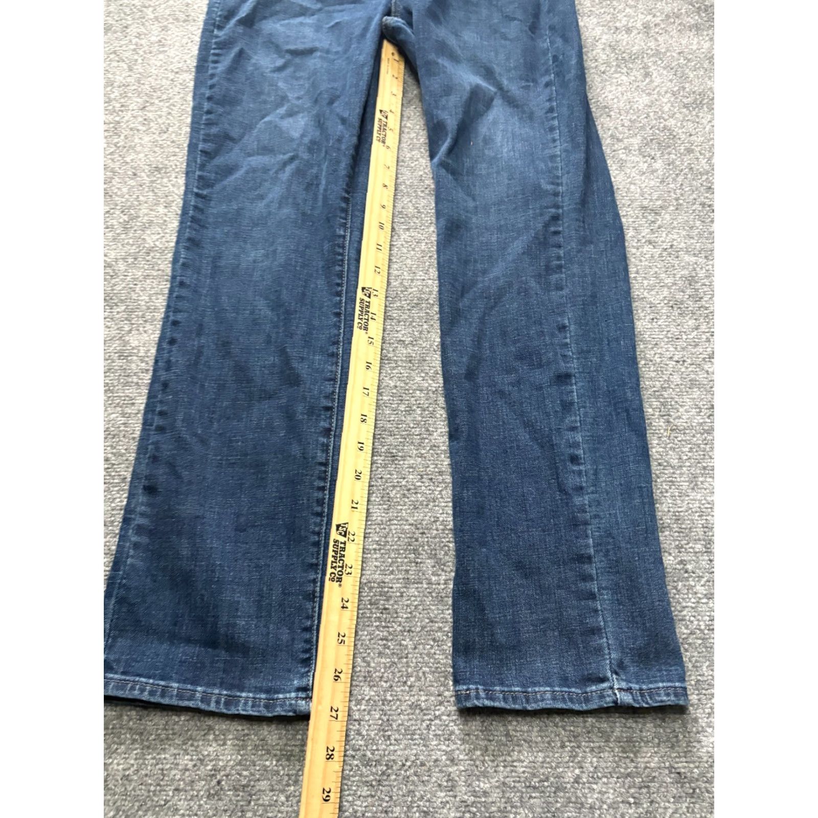 Levi's Levi's Jeans Women 8 M Dark Blue 558022 Denim 99% Cotton Regular Fit 5-Pocket Straight Size 29" - 2 Thumbnail