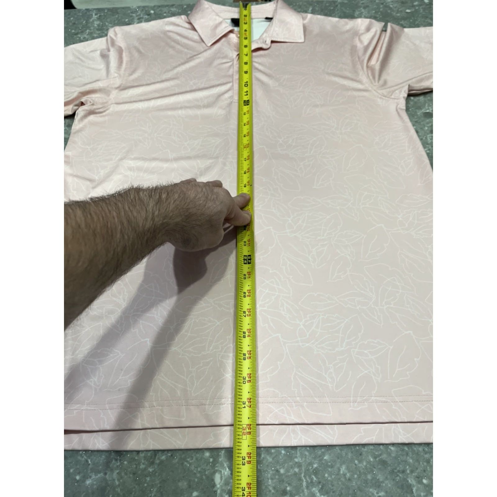 Vintage Dunning Golf Polo Shirt Mens M Pink Stretch Striped Logo Regular Fit Short Sleeve Polo Golf Shirt Men Pink Size US M / EU 48-50 / 2 - 5 Thumbnail