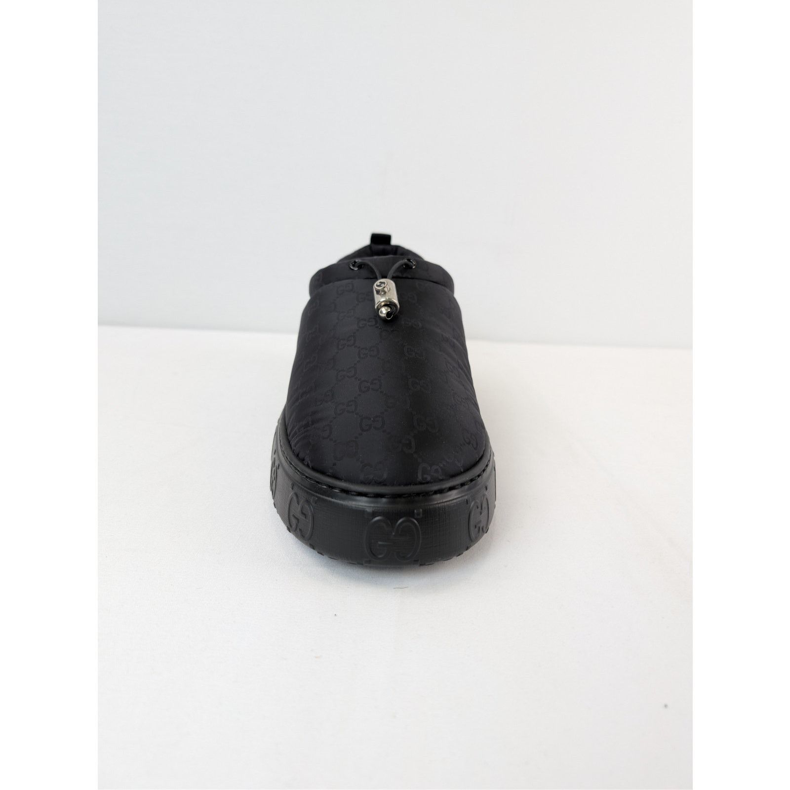 Gucci o1rshd1 M Nut Nylon Moccasin Shoes in Black Size US 10.5 / EU 43-44 - 15 Thumbnail