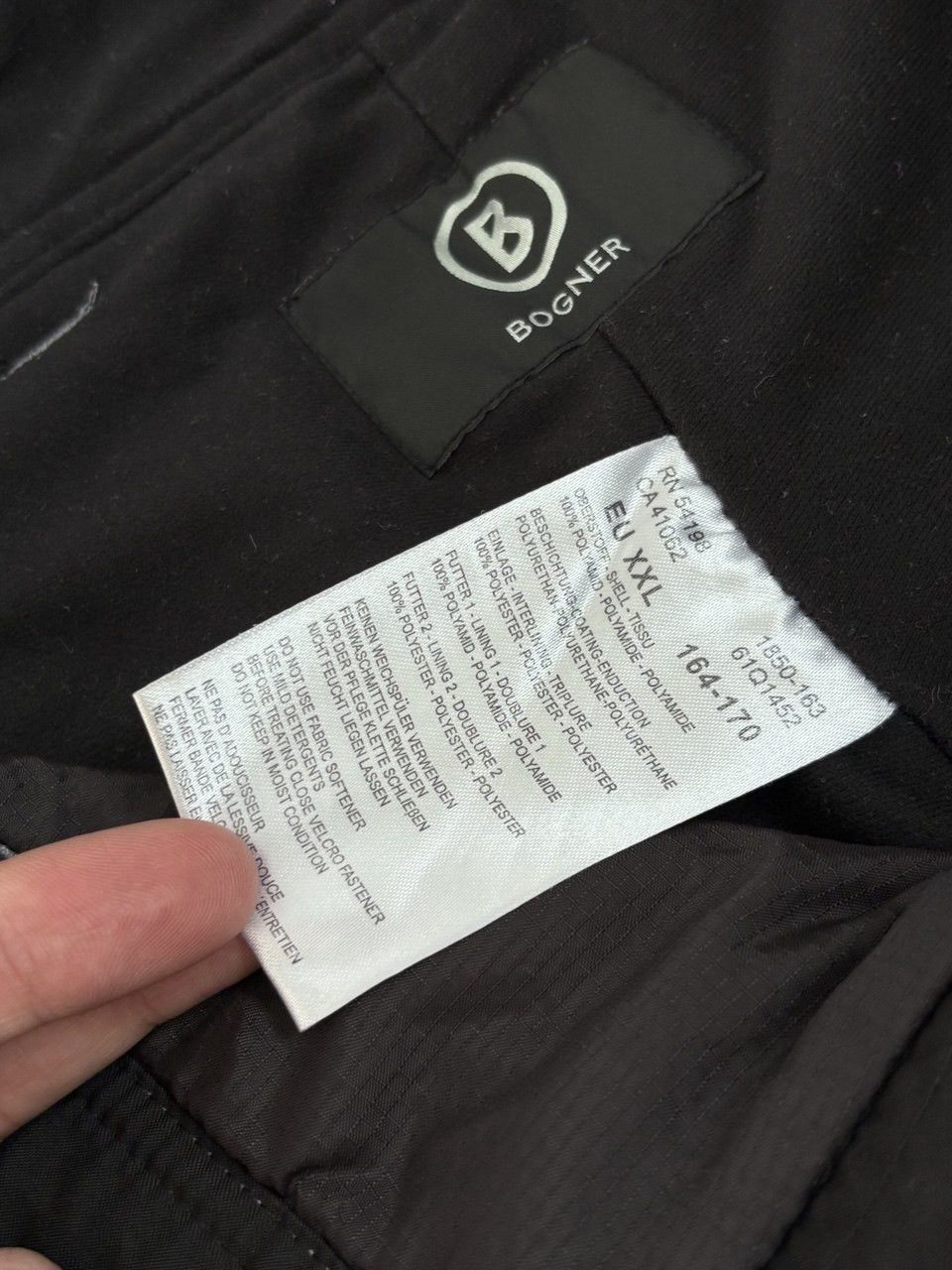 Bogner Bogner Ski Snow Pants Black Cargo Style Size US 30 / EU 46 - 18 Thumbnail