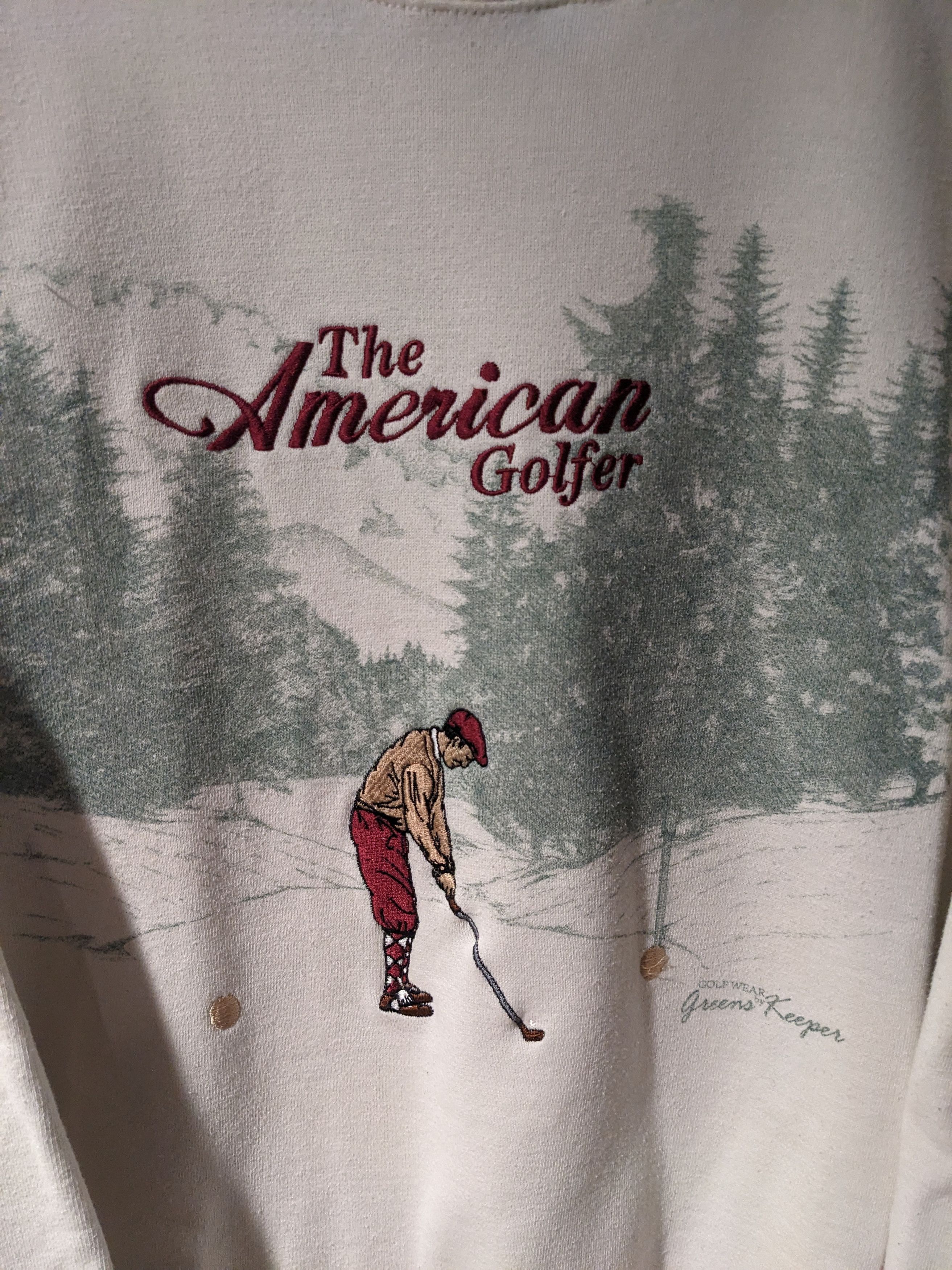 Vintage Vintage 90s The American Golfer Sports Large Sweatshirt Size US L / EU 52-54 / 3 - 2 Thumbnail