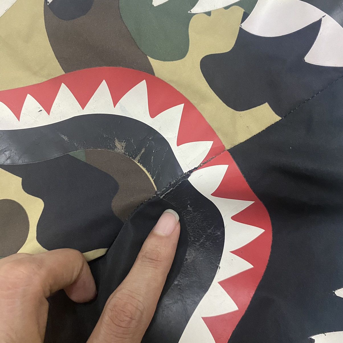 Bape Half Shark Beach Shorts Black Size US 34 / EU 50 - 6 Thumbnail
