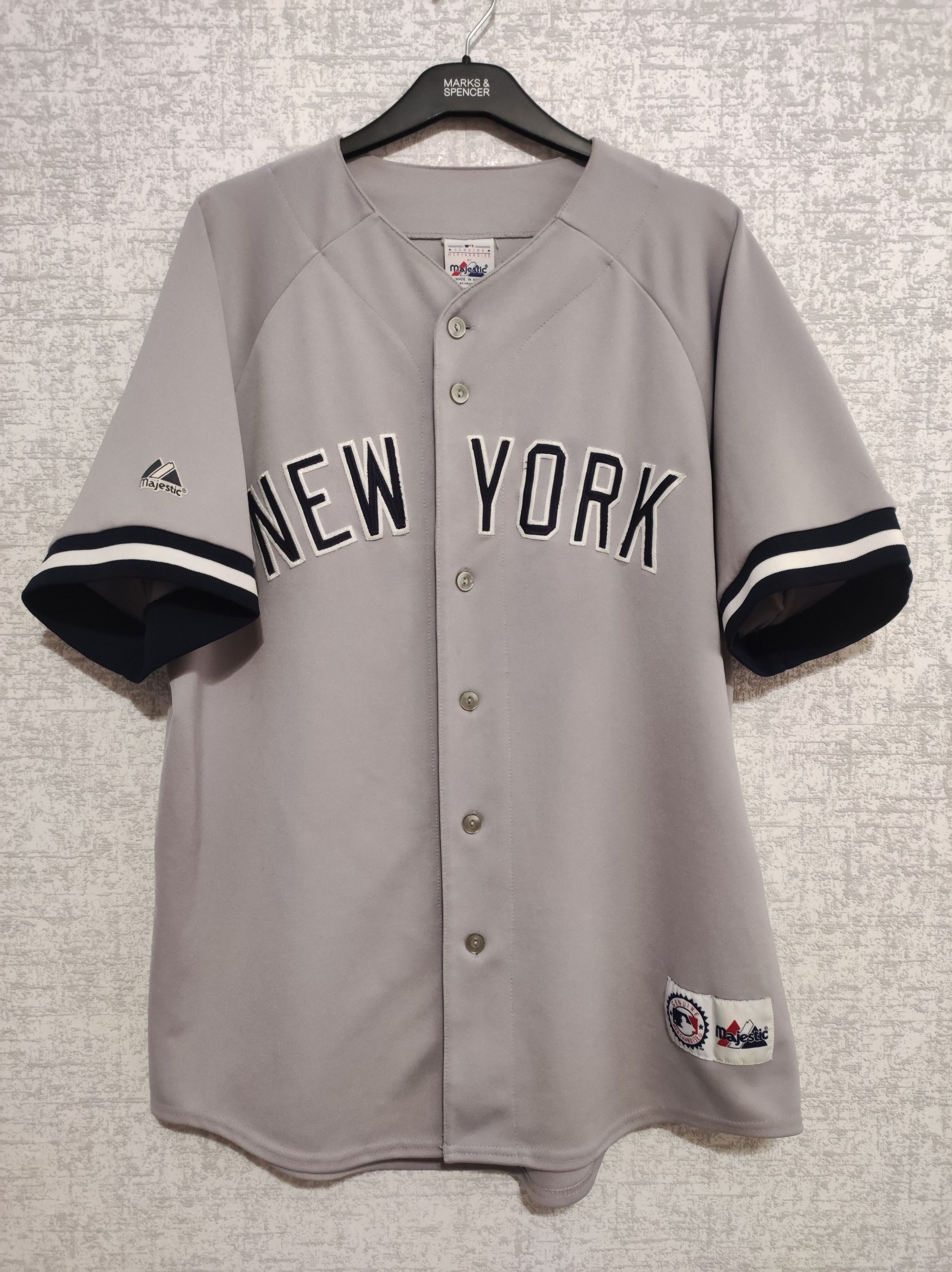 MLB × Majestic × Vintage Vintage mlb New York Yankees Derek Jeter l-xl majestic Size US L / EU 52-54 / 3 - 1 Thumbnail