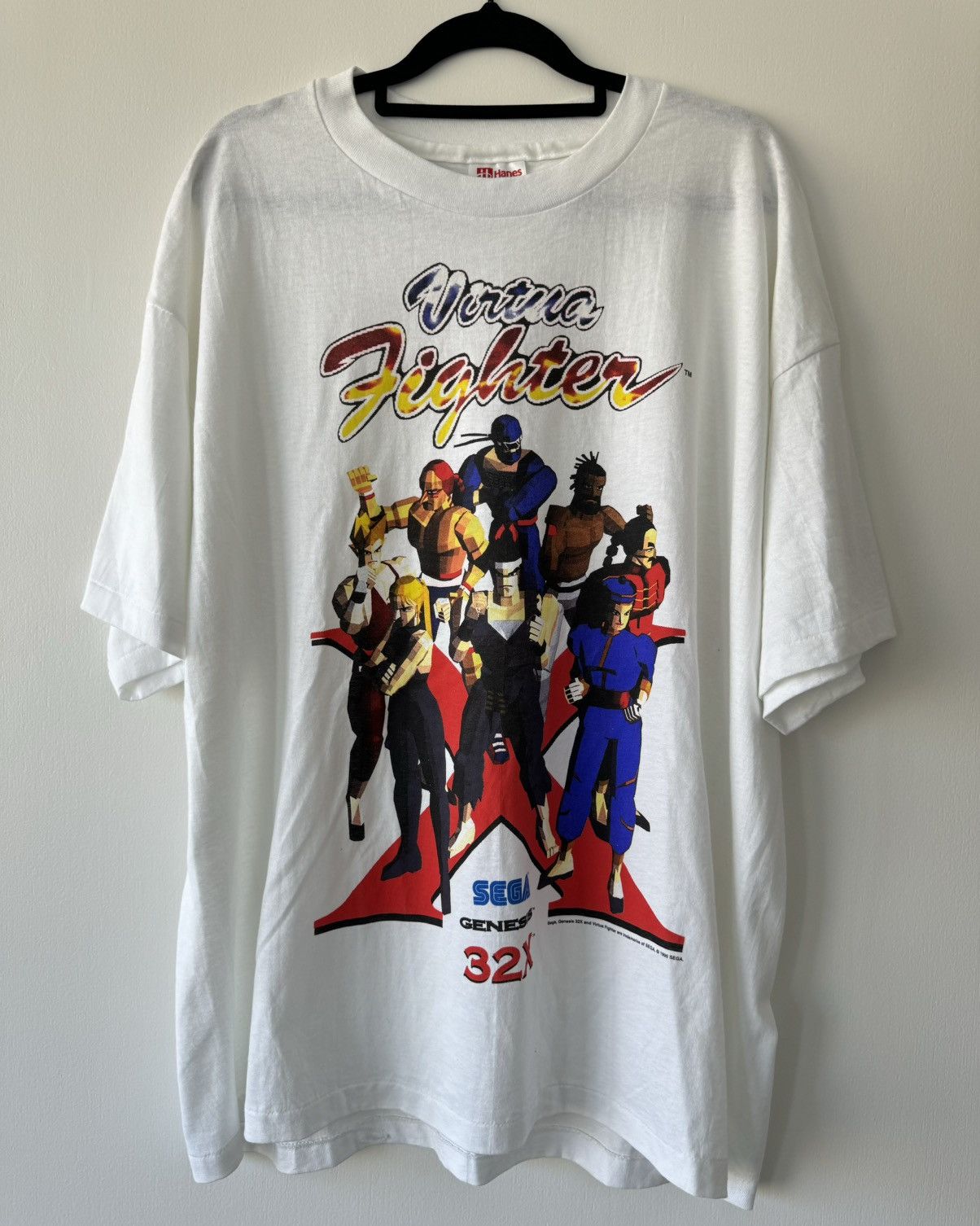 Vintage Vintage 90s Virtua Fighter Promo Tee Size US XL / EU 56 / 4 - 1 Thumbnail